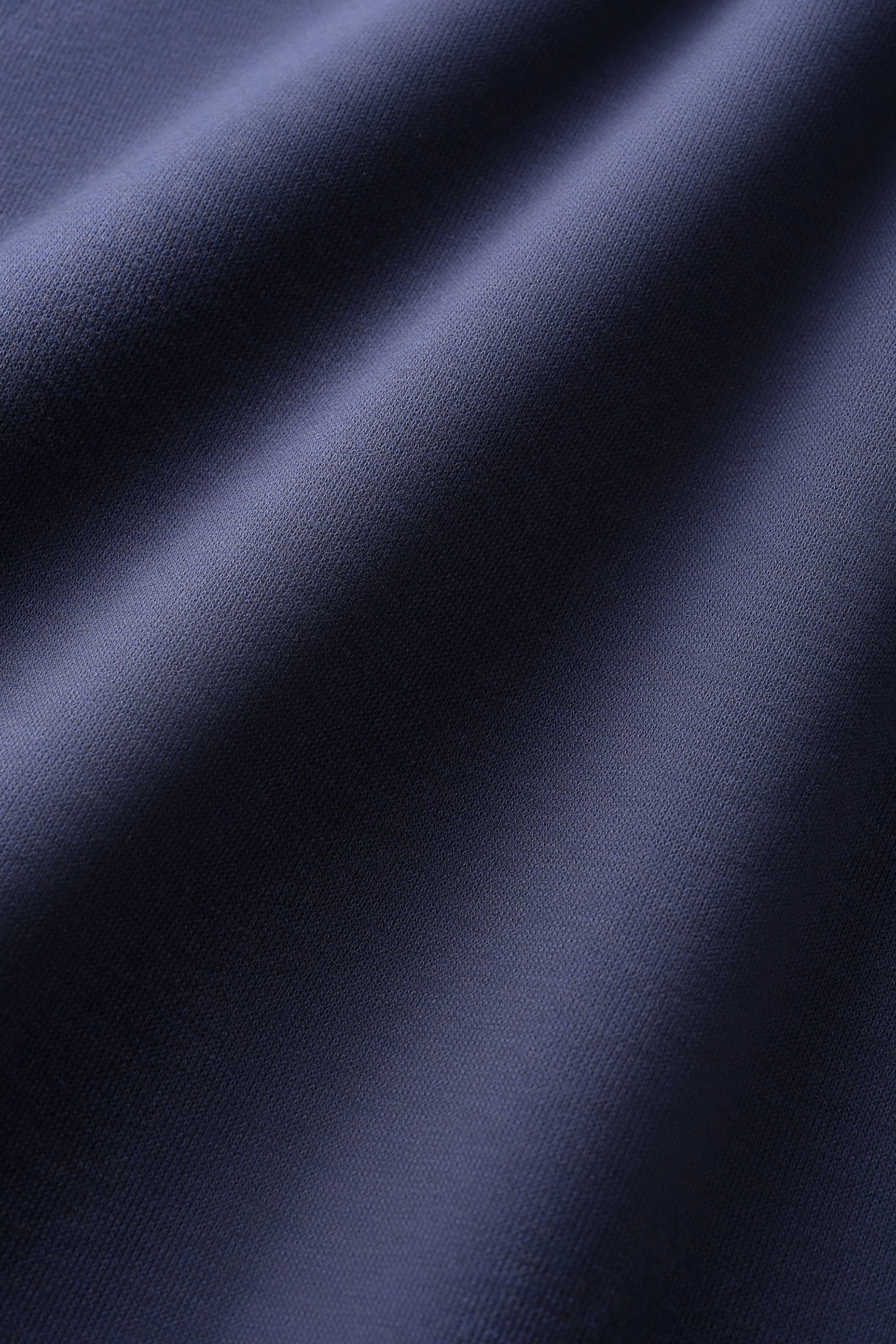 Merino-Blend French Rib Shawl Collar Sweater | Navy EB1244 - Image 5
