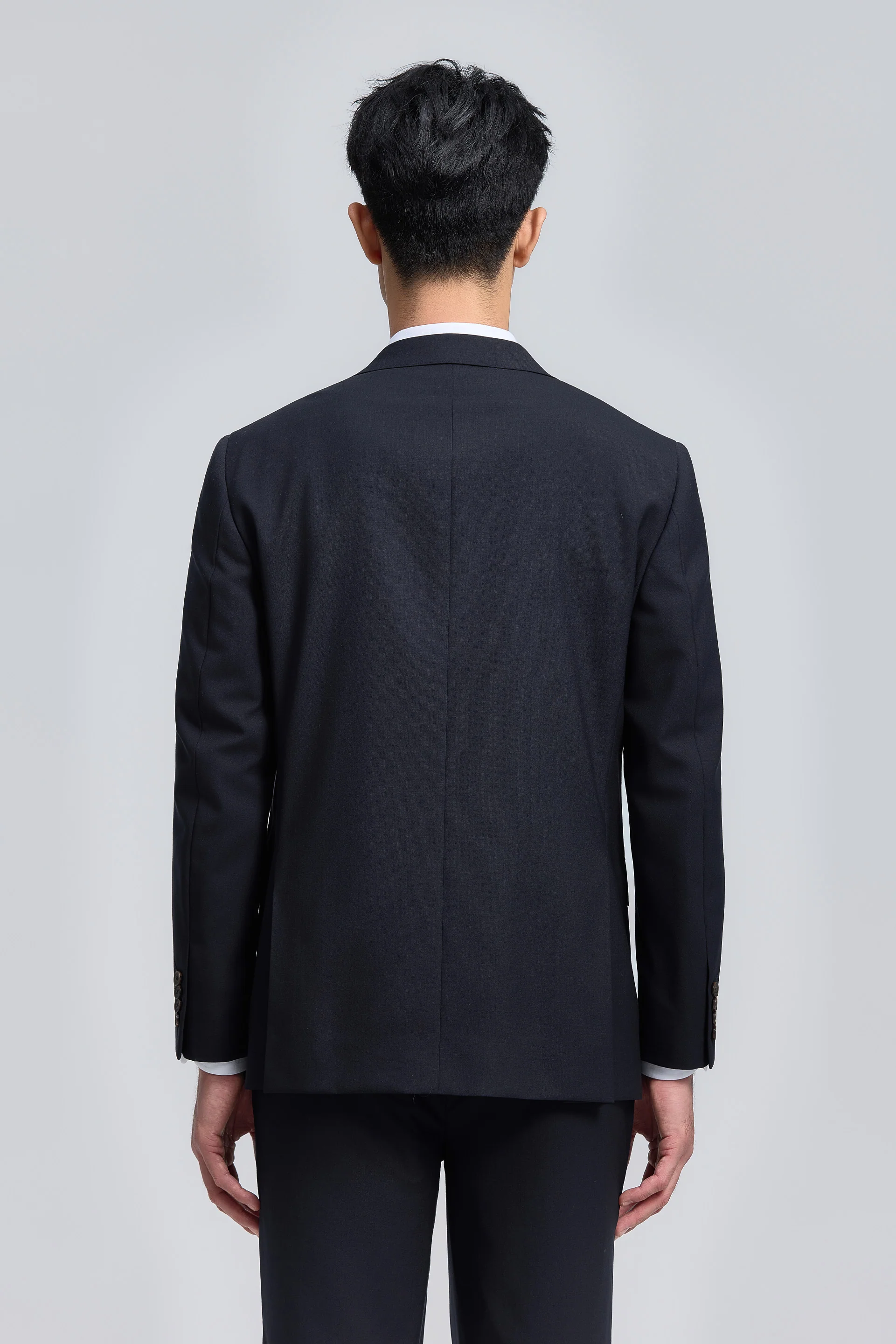 Merino Wool Regular Fit Blazer | Navy NY0000 - Image 5