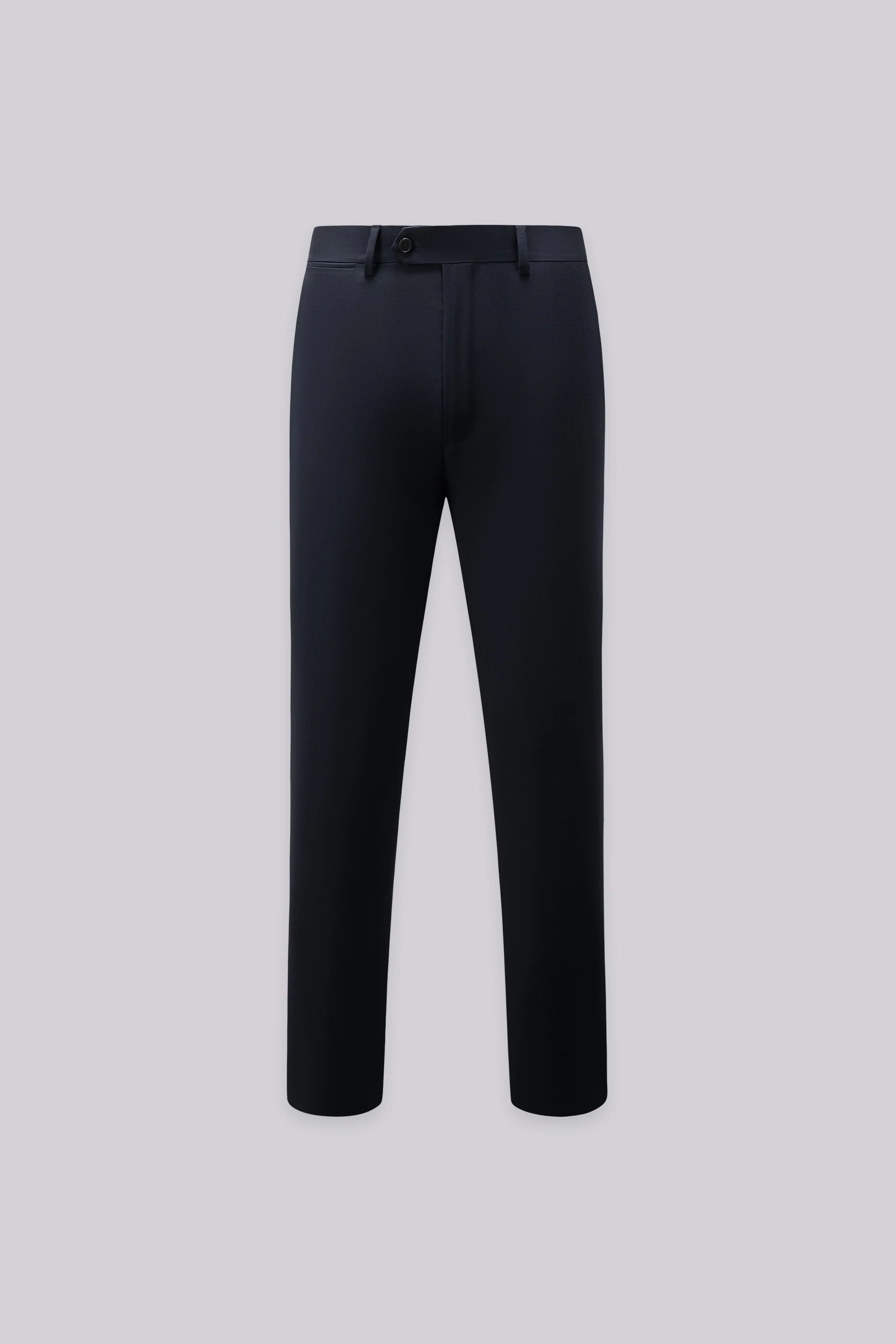 Merino Wool Regular Fit Tailored Pants | Navy NY0000 - Image 4