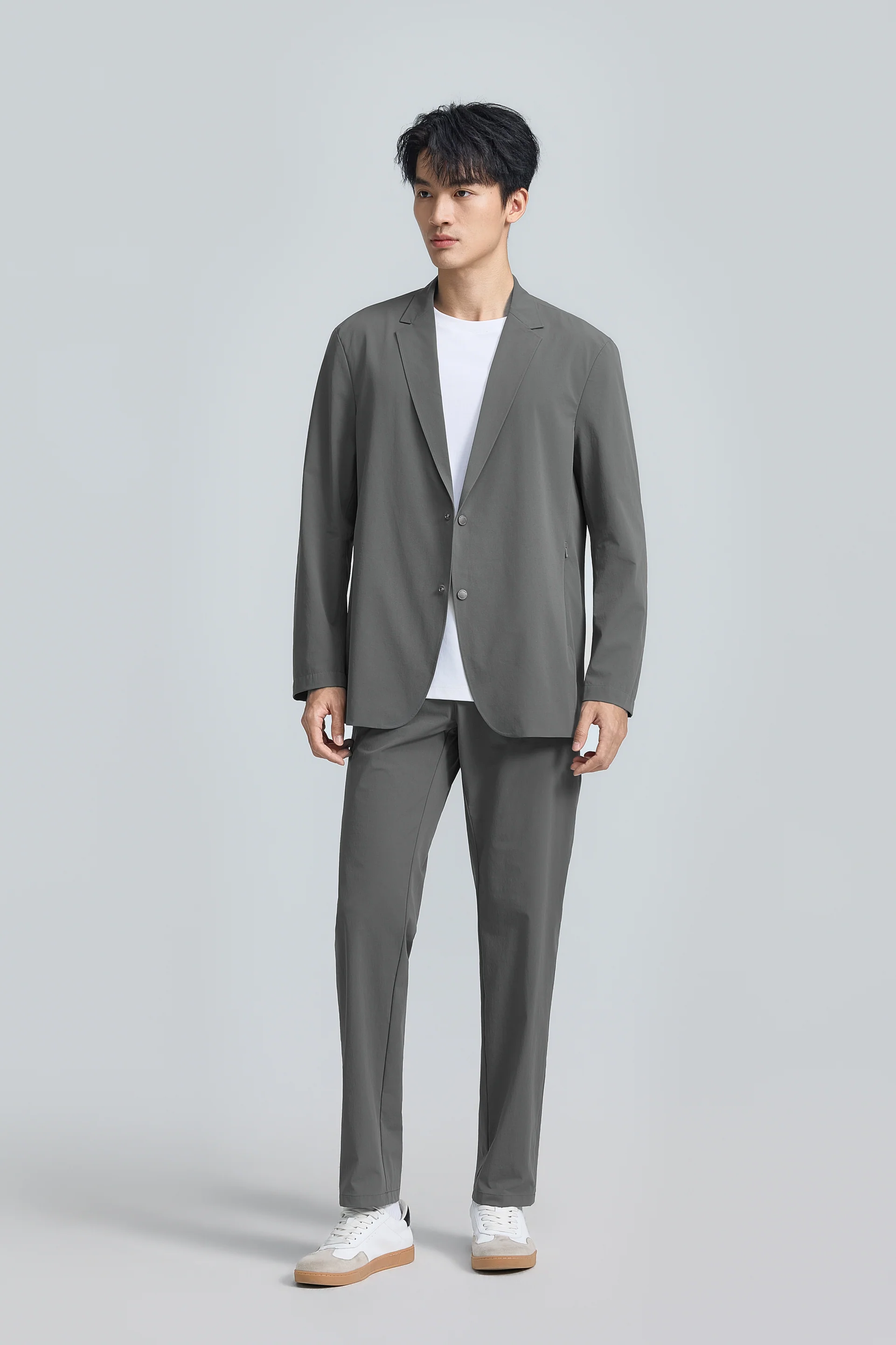 Multi-Stretch Commuter Blazer | Mid Grey MG0000 - Image 5