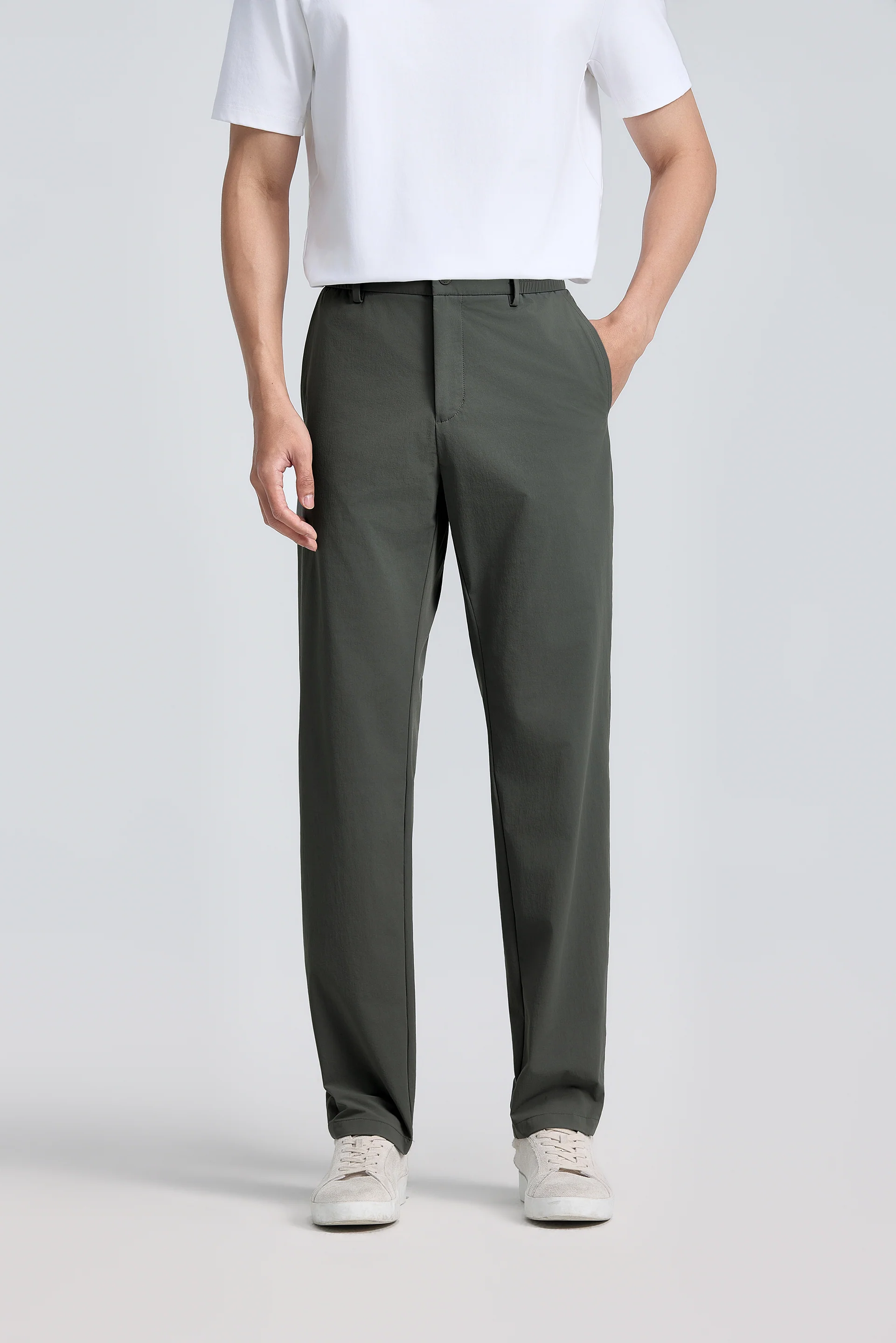Multi-Stretch Commuter Pants | Mid Grey MG0000 - Image 4