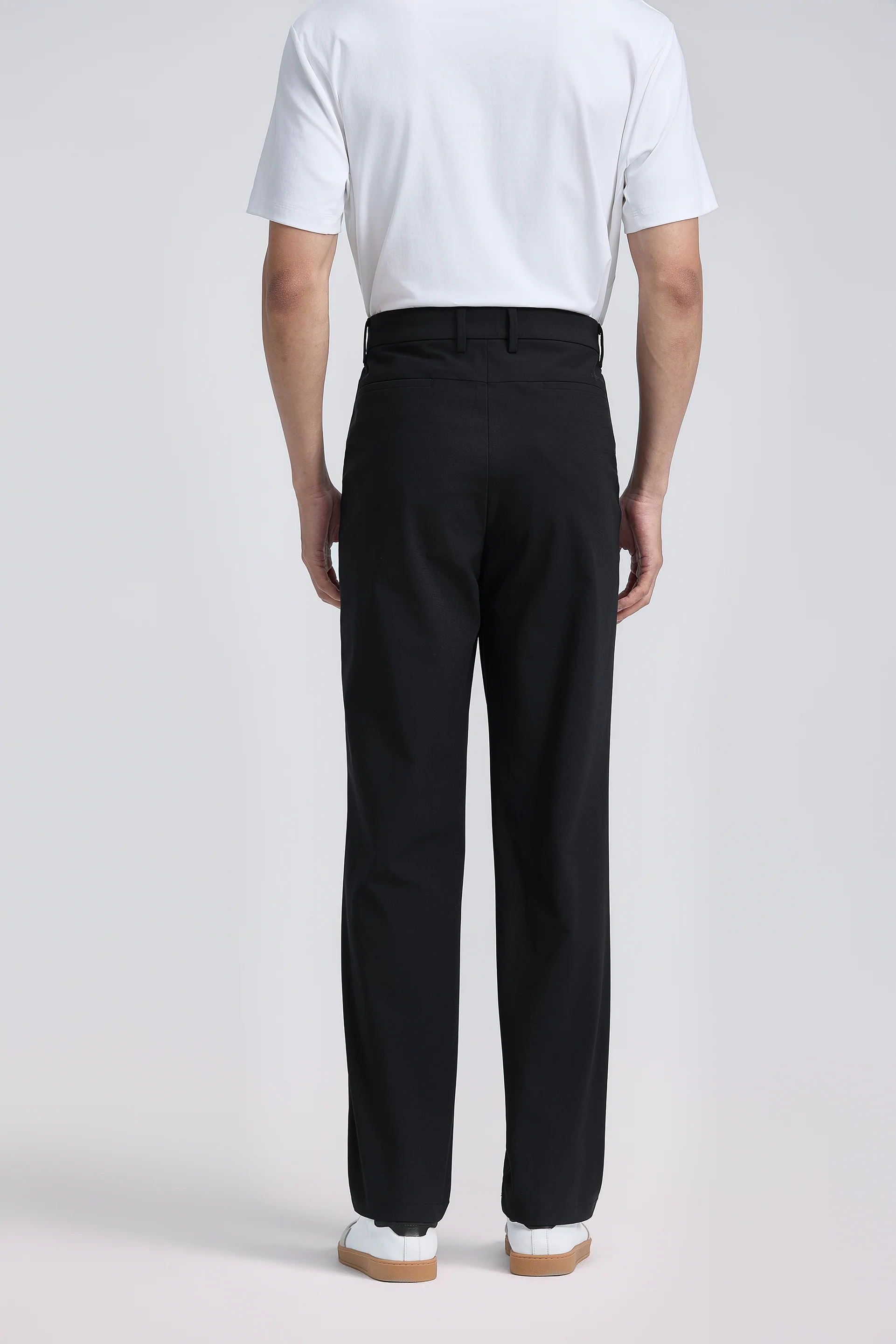Multi-Stretch Warp Knit Smart Pants | Black BKFD01 - Image 5