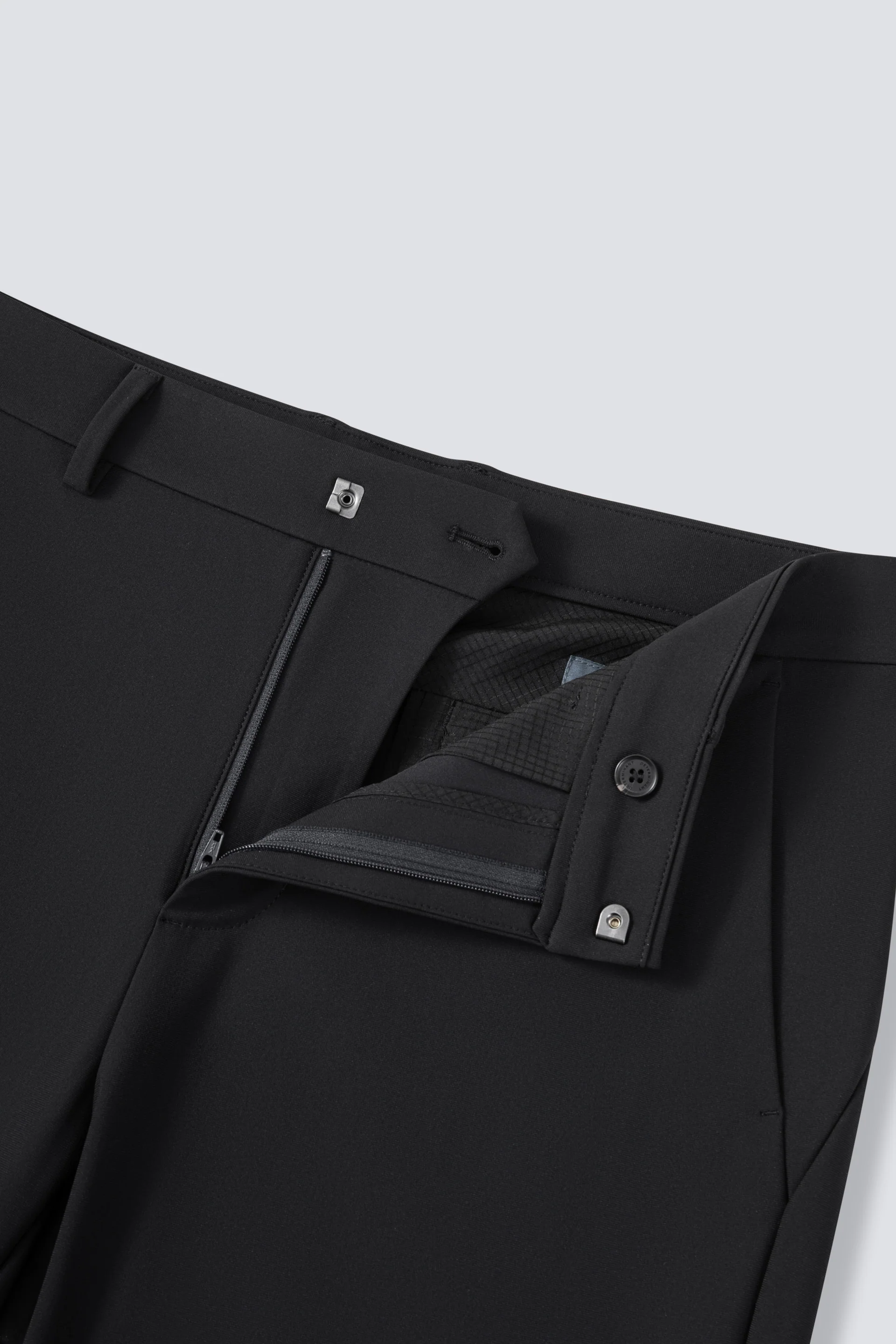 Multi-Stretch Warp Knit Smart Pants | Black BKFD01 - Image 7
