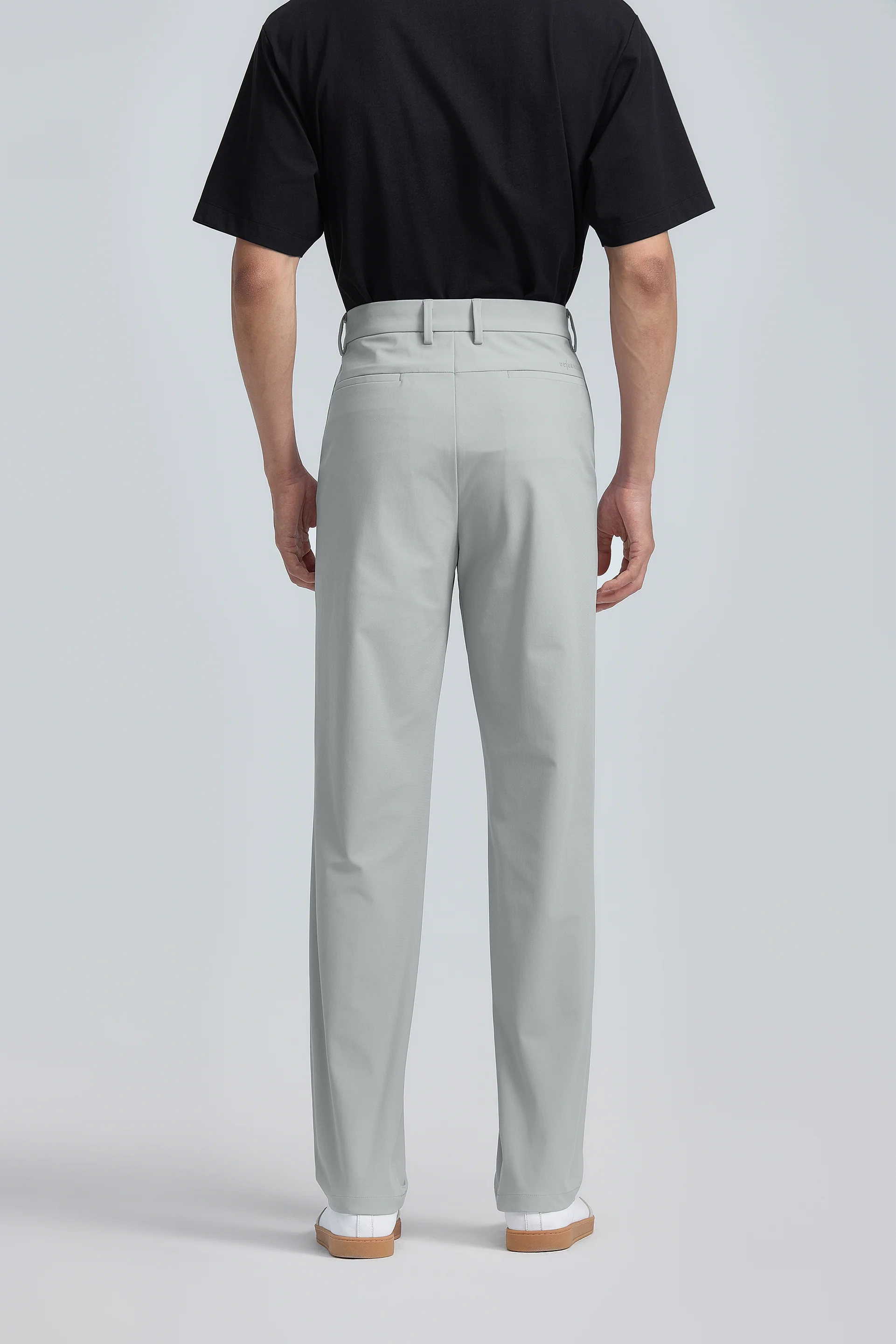 Multi-Stretch Warp Knit Smart Pants | Light Grey LG0000 - Image 5