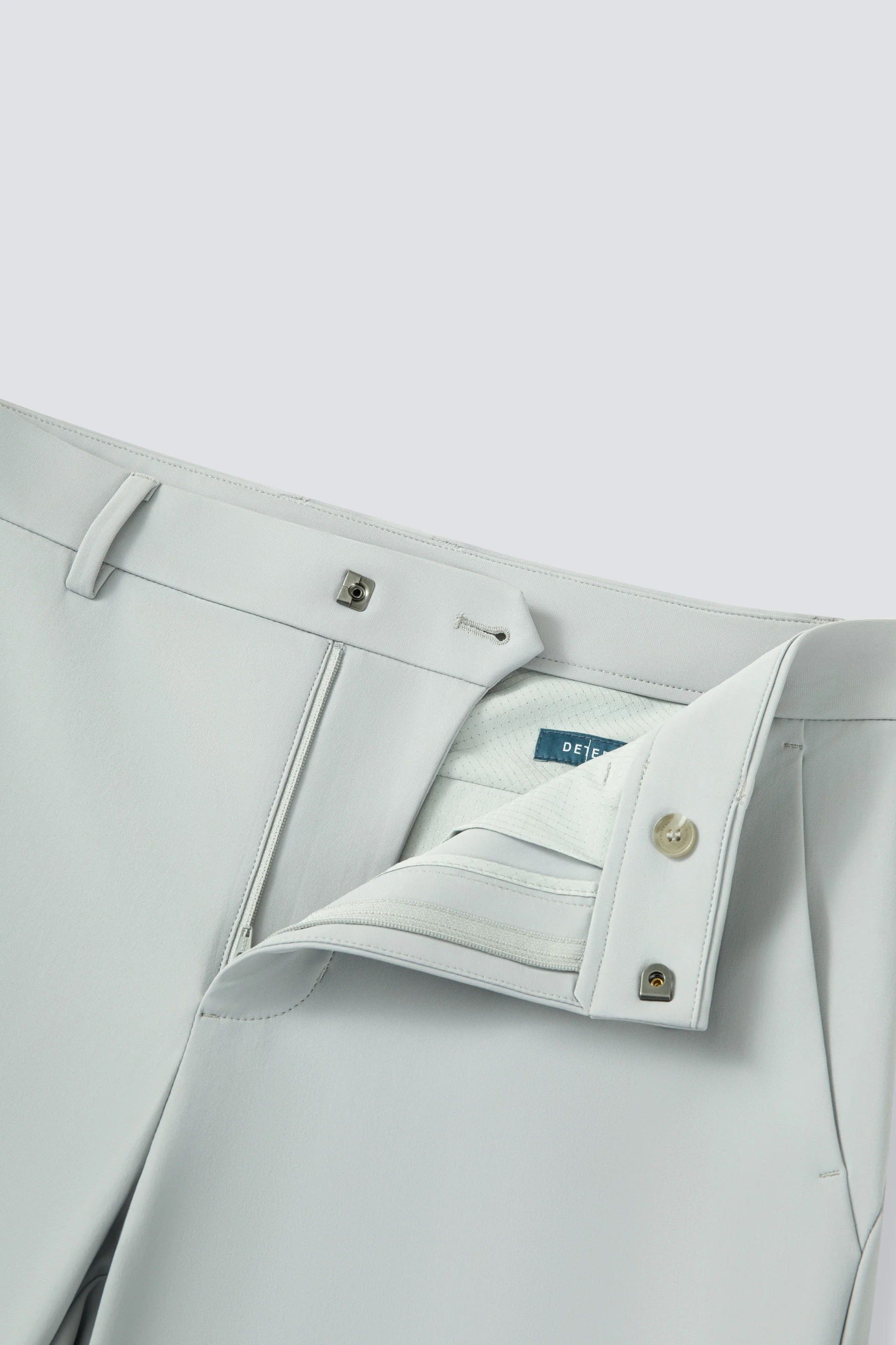 Multi-Stretch Warp Knit Smart Pants | Light Grey LG0000 - Image 8