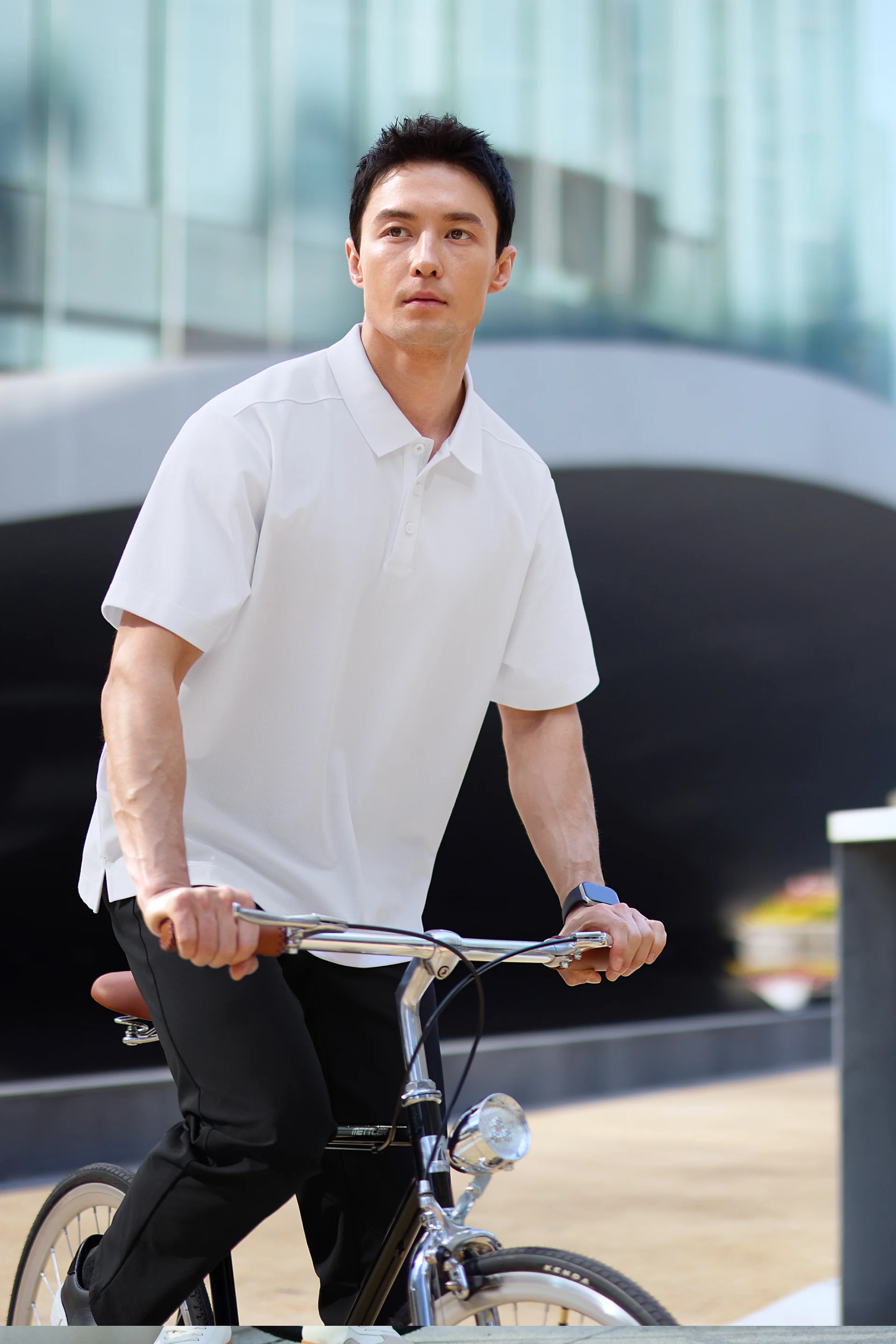 PrismCool Pique Polo | White WH001Z - Image 3