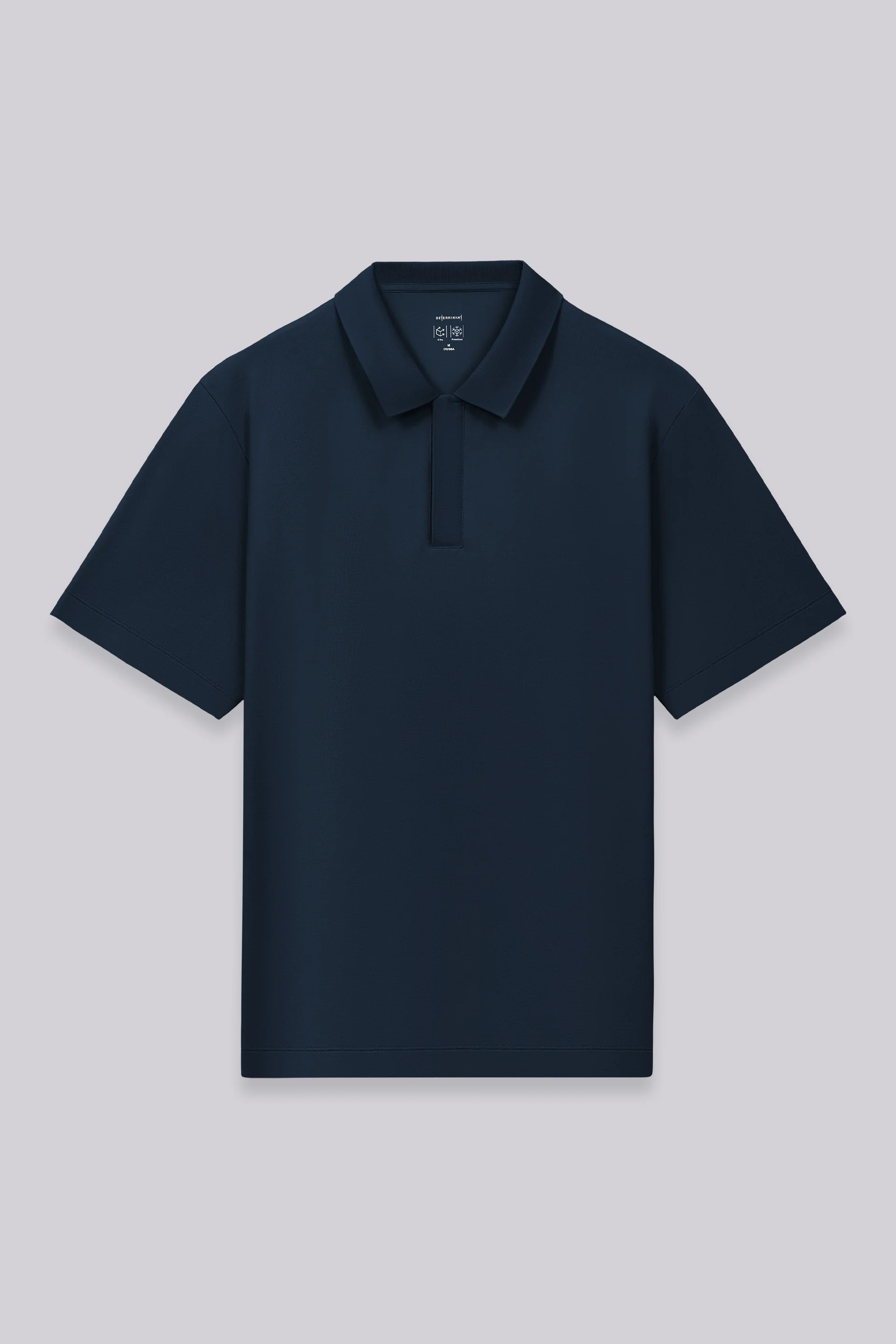 PrismCool Zip-Up Polo | Navy 14036N - Image 4