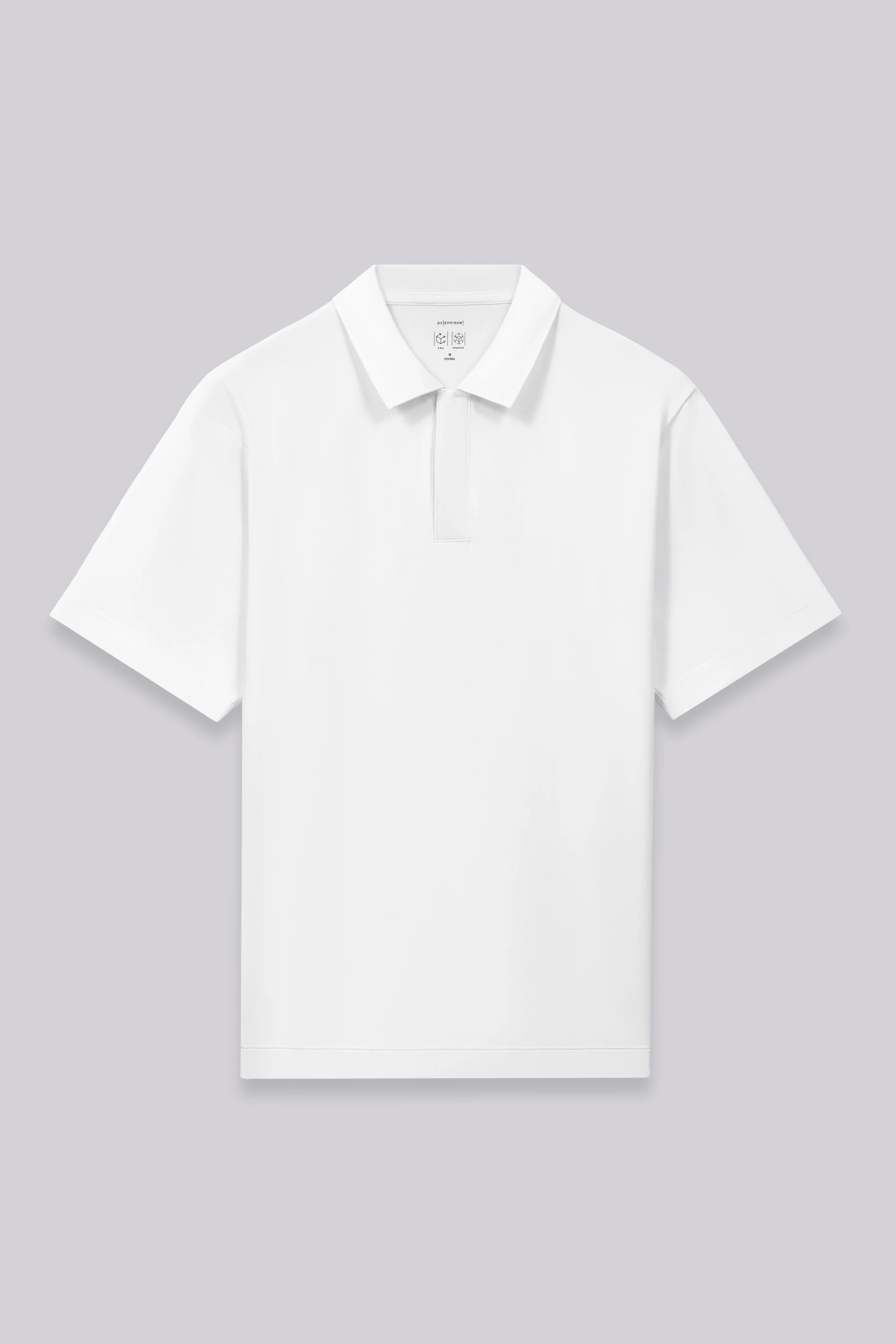 PrismCool Zip-Up Polo | White WH001Z - Image 4