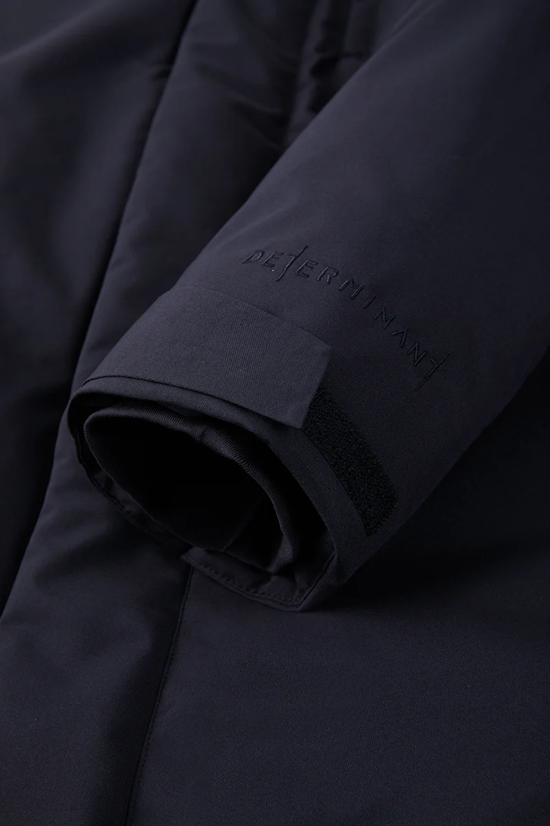 Quilted Down Coat | Black BKFD01 - Image 10