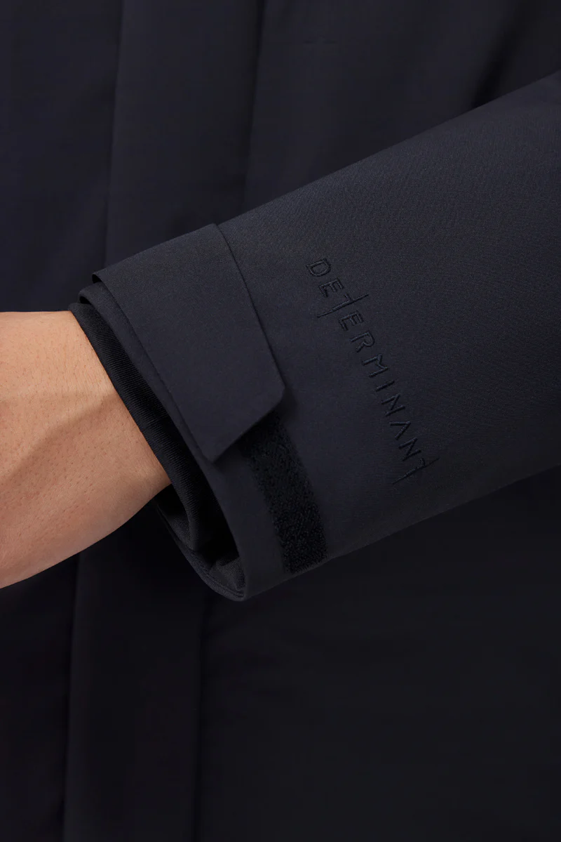 Quilted Down Coat | Black BKFD01 - Image 6
