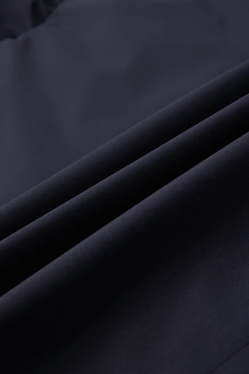 Quilted Down Coat | Black BKFD01 - Image 9