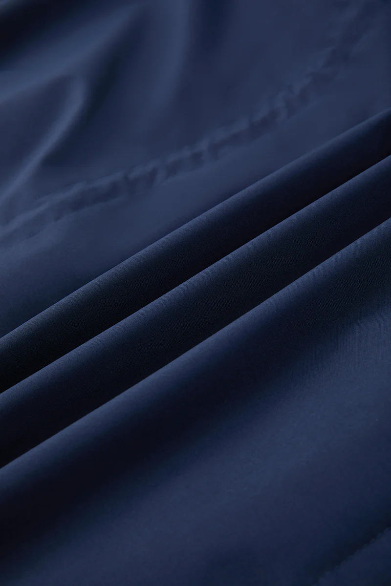 Quilted Down Coat | Navy NYDW01 - Image 11