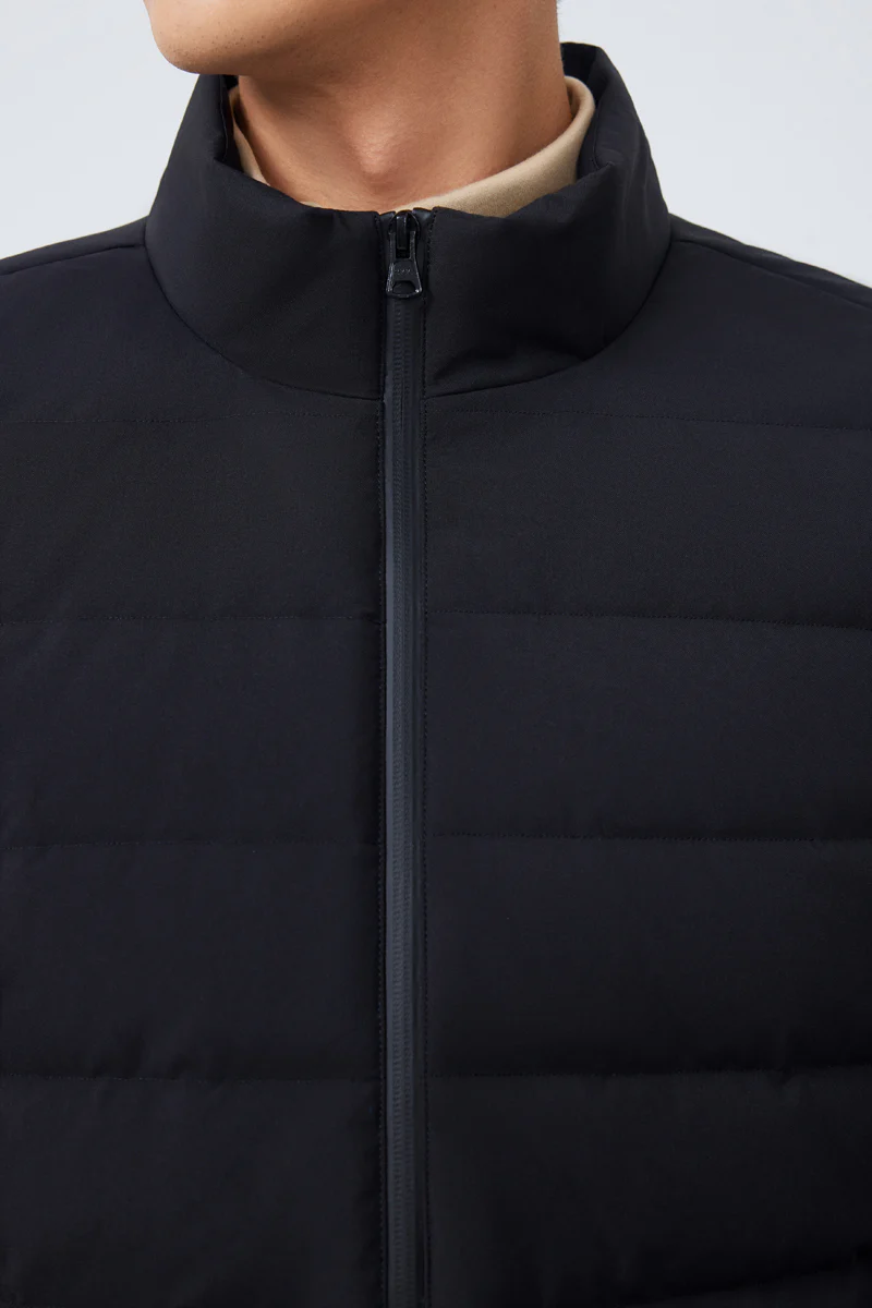 Quilted Down Jacket | Black BKFD01 - Image 3