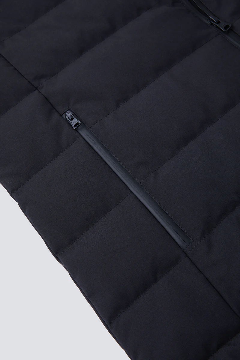 Quilted Down Jacket | Black BKFD01 - Image 8