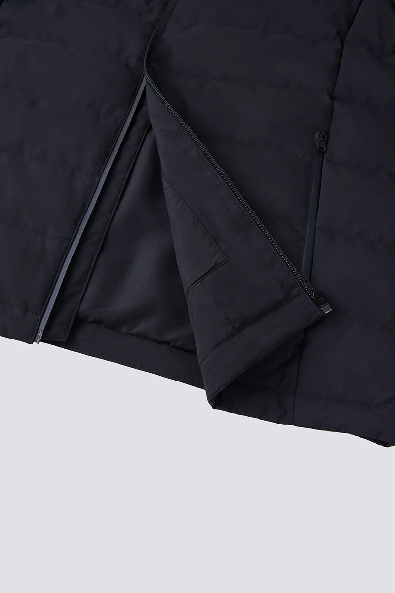 Quilted Down Jacket | Black BKFD01 - Image 9