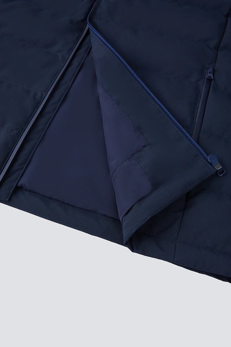 Quilted Down Jacket | Navy NYDW01 - Image 10