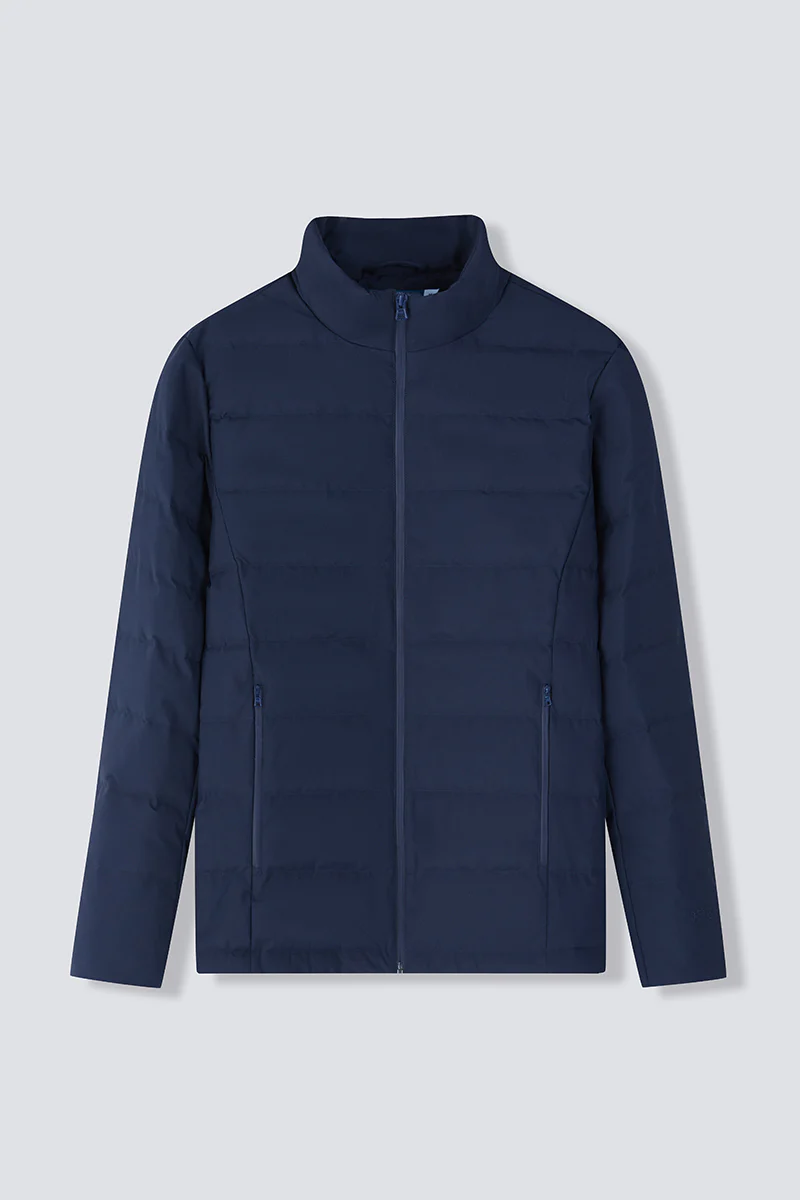 Quilted Down Jacket | Navy NYDW01 - Image 12