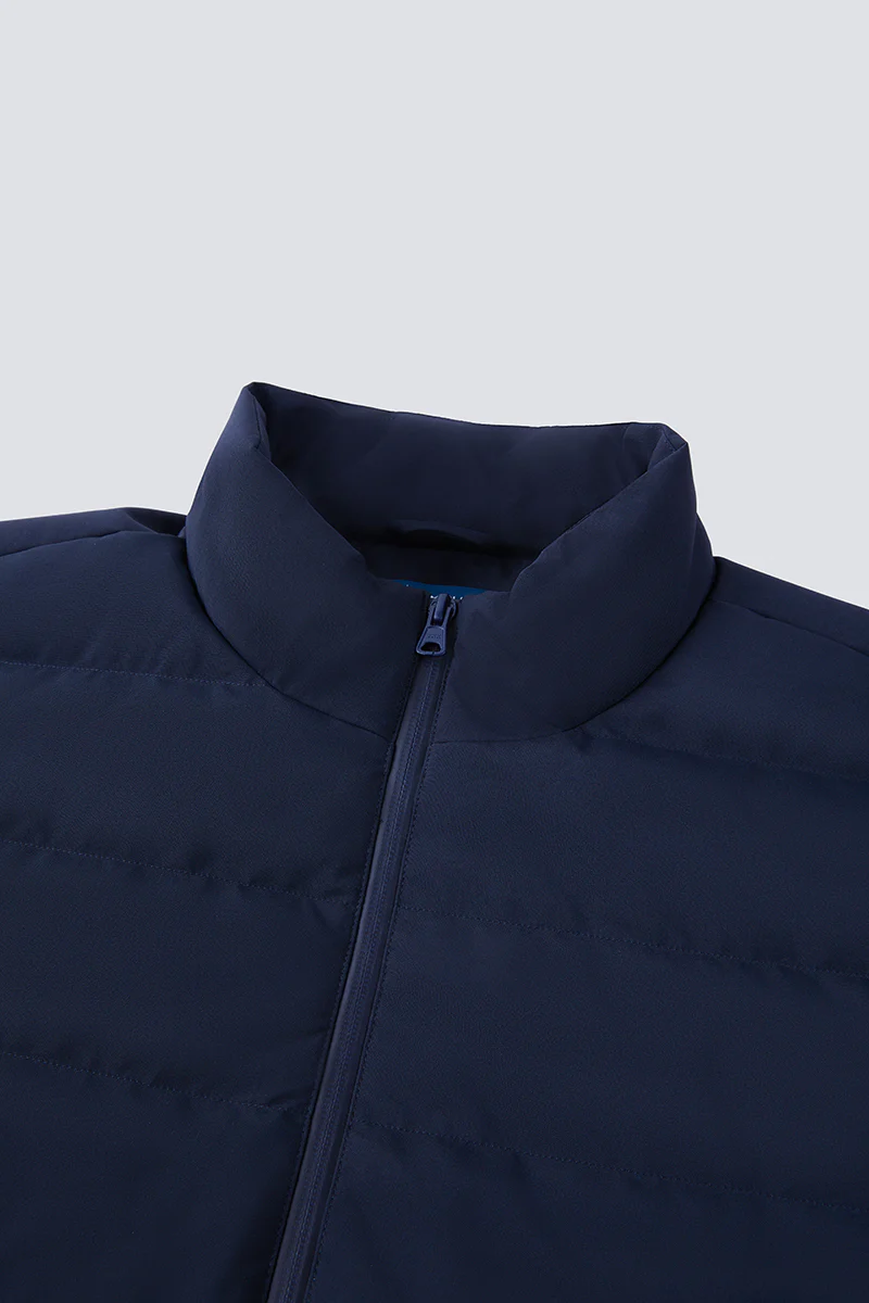 Quilted Down Jacket | Navy NYDW01 - Image 7