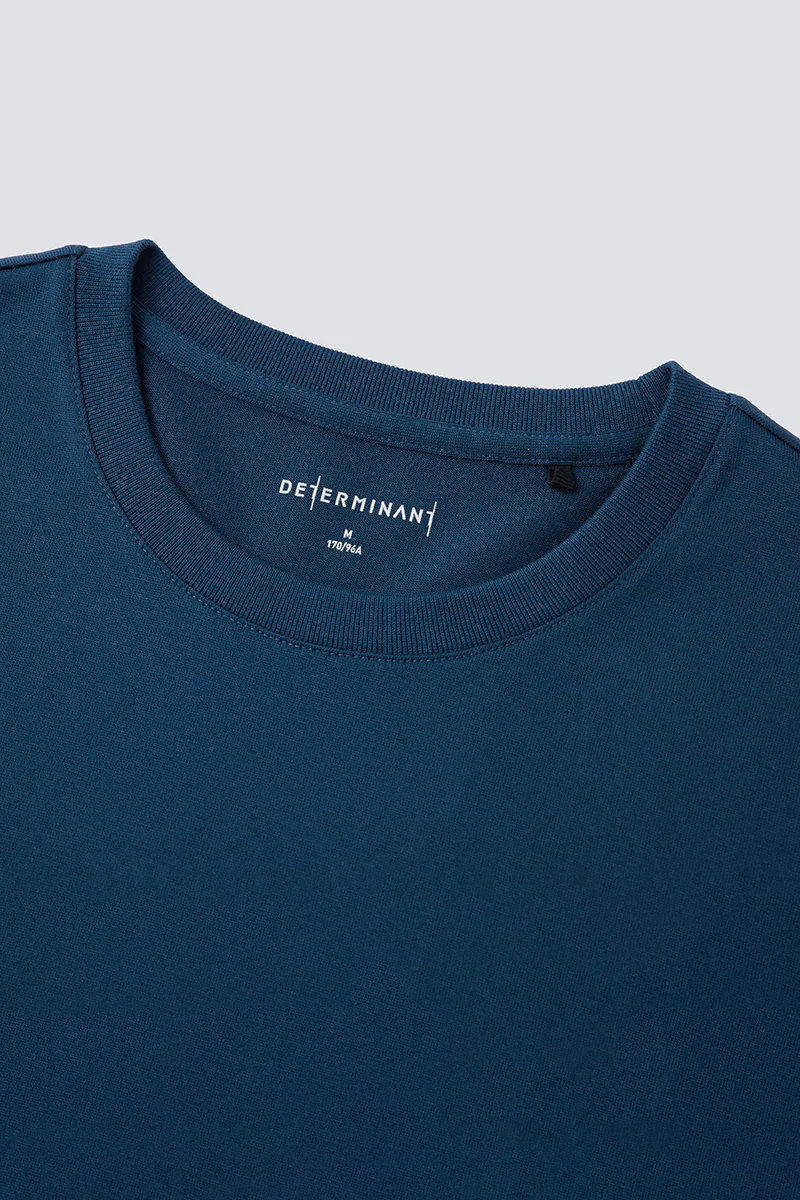 Regal Crew Neck Long Sleeve T-Shirt | Teal PT4126 - Image 6