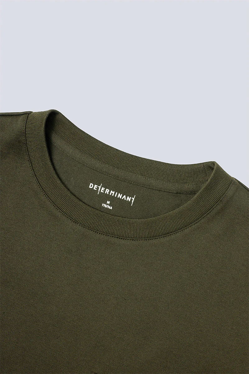 Regal Crew Neck Pocket T-Shirt | Olive GNE474 - Image 6