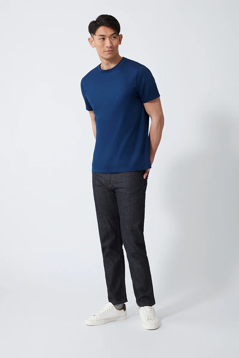 Regal Crew Neck T-Shirt | Blue NYE073 - Image 3