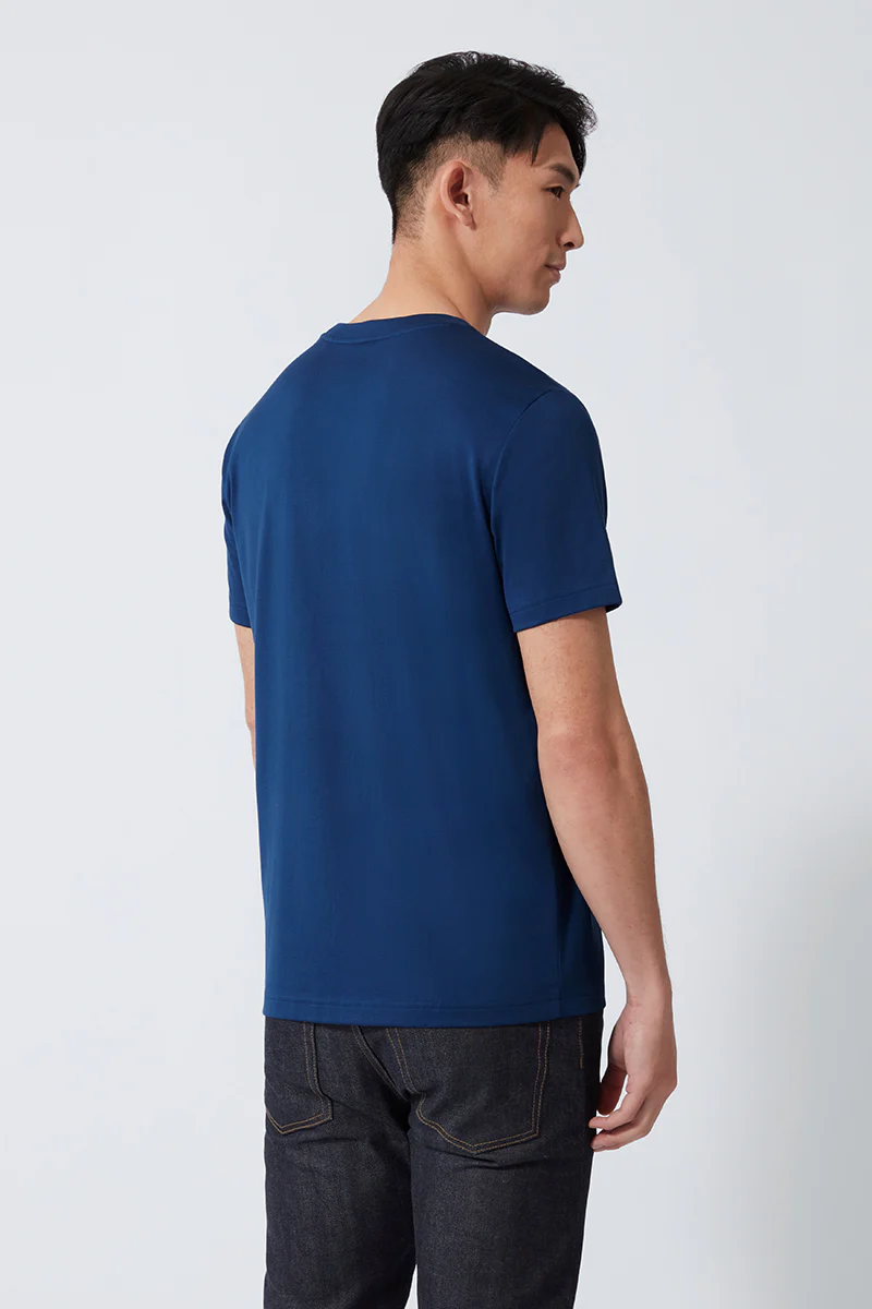 Regal Crew Neck T-Shirt | Blue NYE073 - Image 4