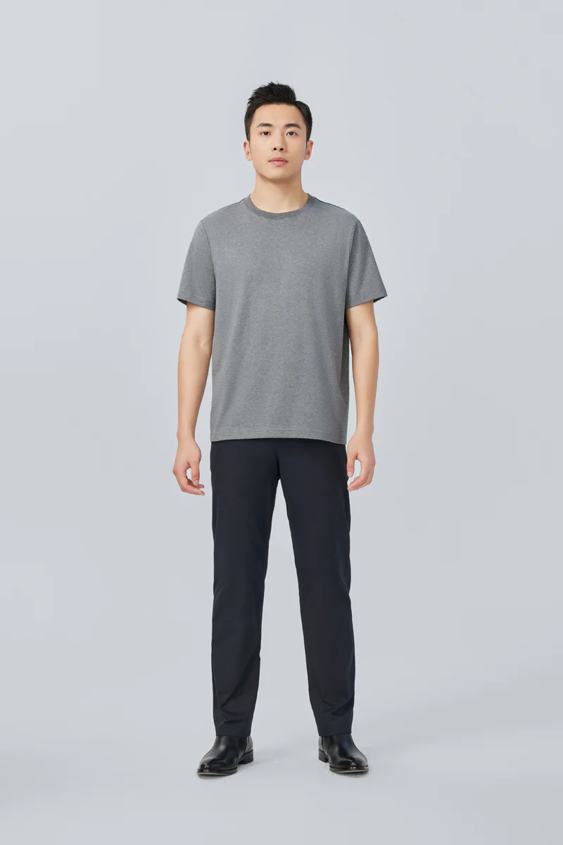 Regal Crew Neck T-Shirt | Dark Grey EBCG30 - Image 3