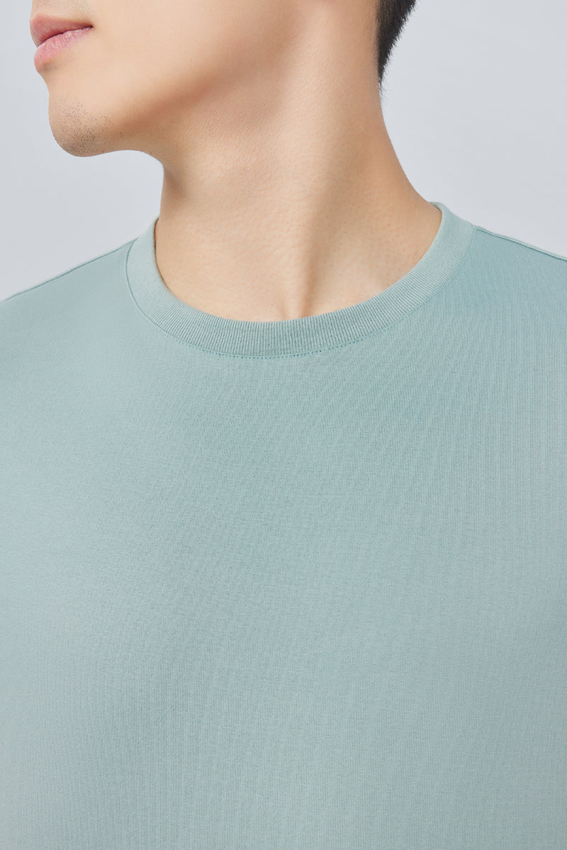 Regal Crew Neck T-Shirt | Green GYE111 - Image 2