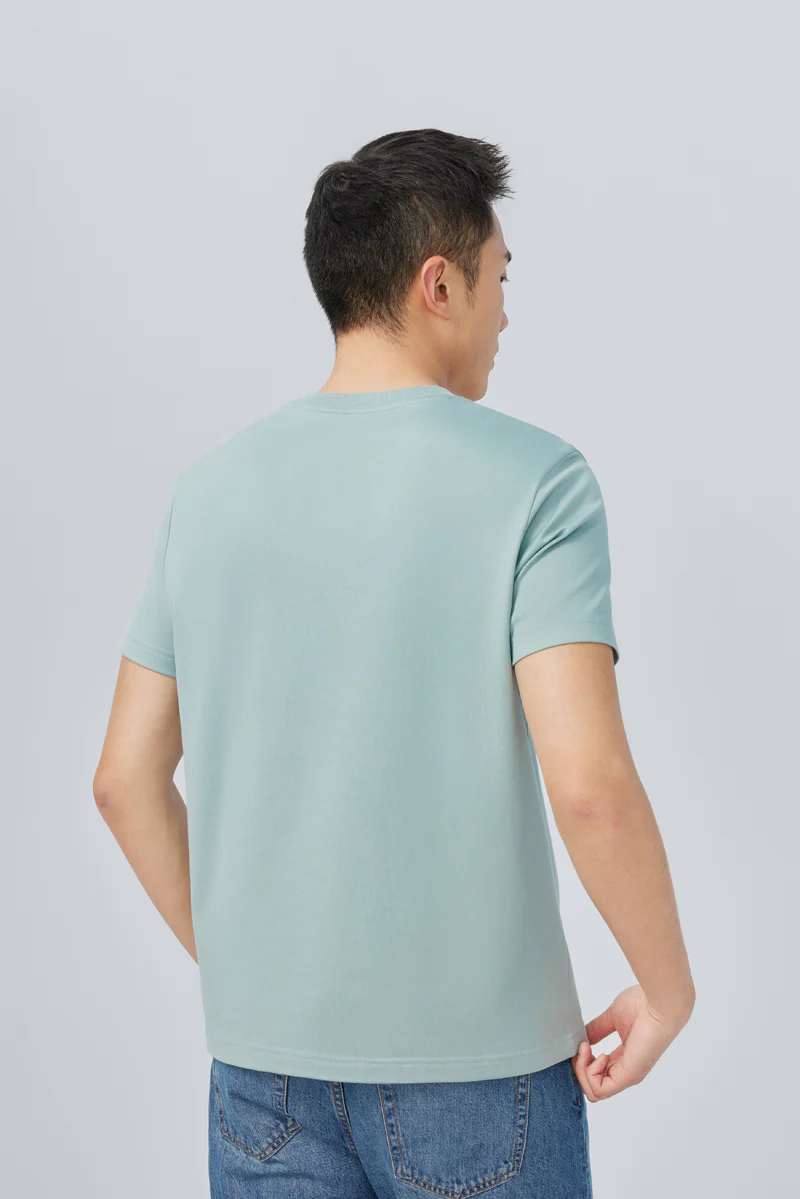 Regal Crew Neck T-Shirt | Green GYE111 - Image 4