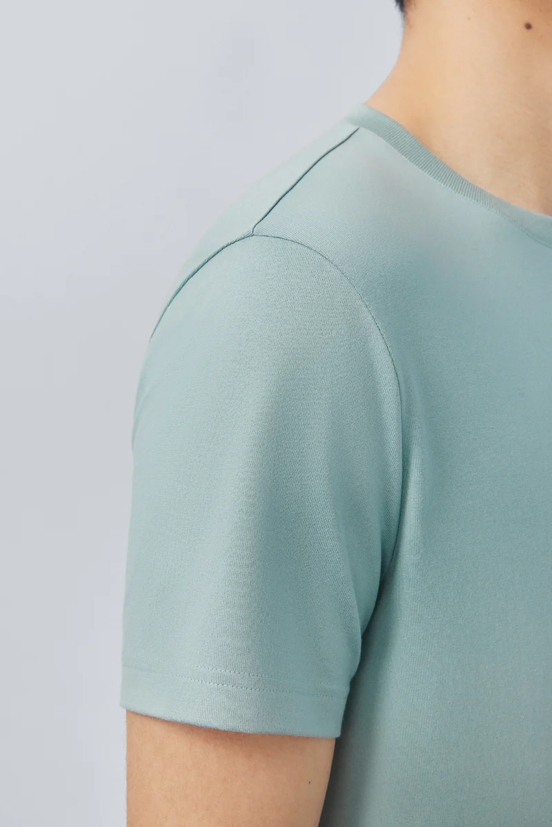 Regal Crew Neck T-Shirt | Green GYE111 - Image 5
