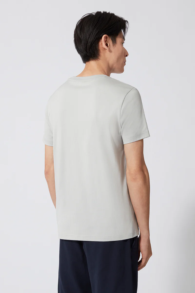 Regal Crew Neck T-Shirt | Light Grey GYE008 - Image 4