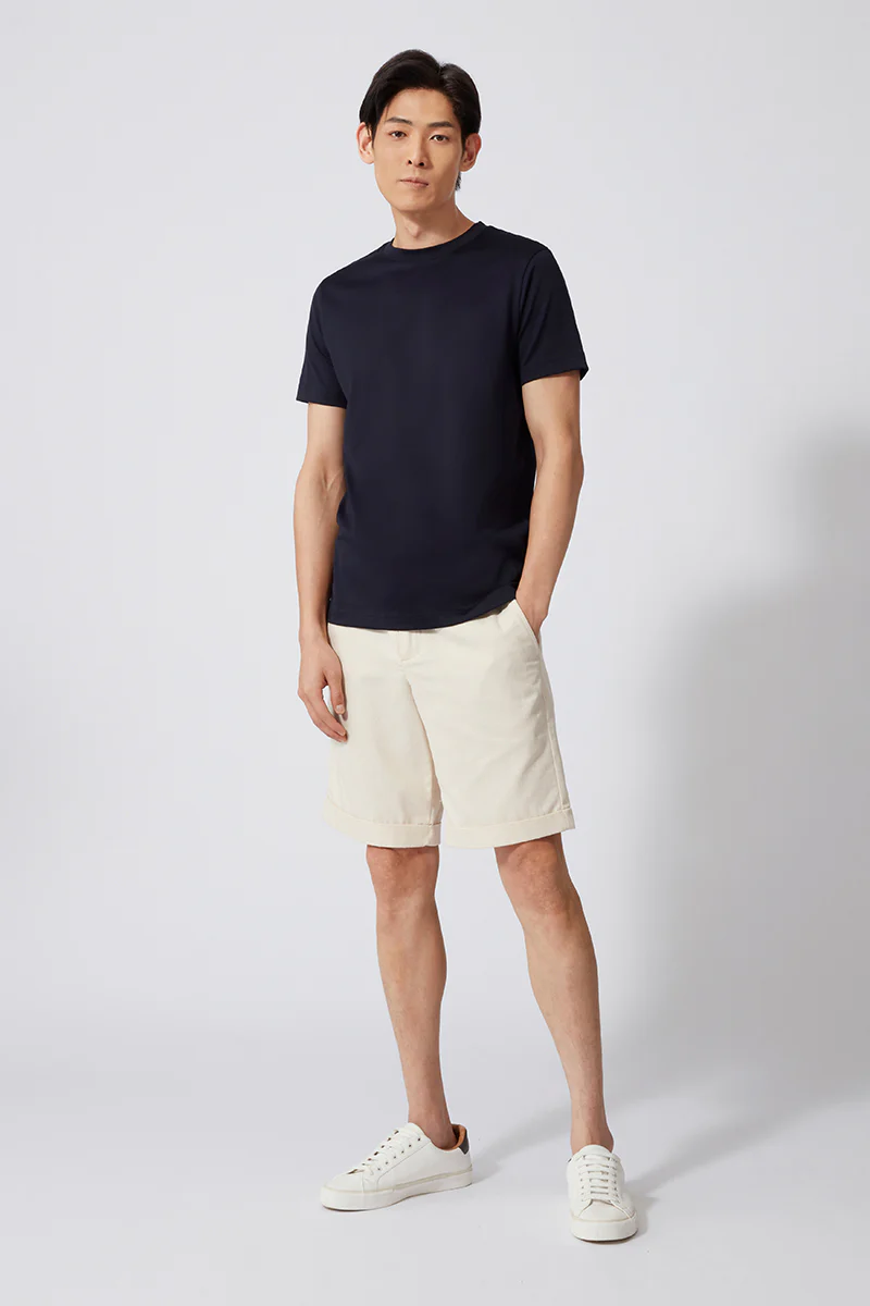 Regal Crew Neck T-Shirt | Navy NNY096 - Image 3