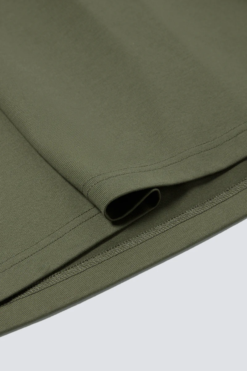 Regal Crew Neck T-Shirt | Olive GNE474 - Image 8