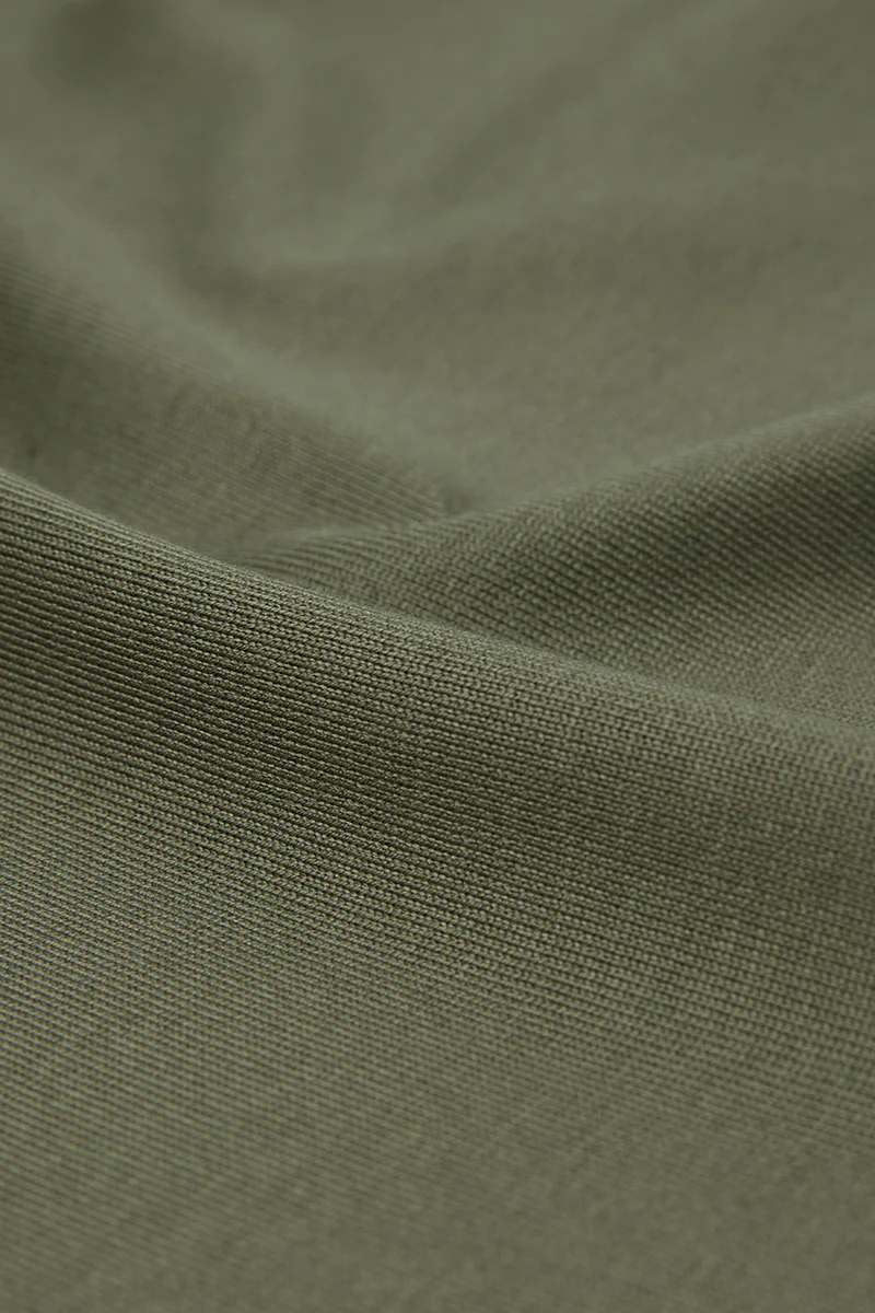 Regal Crew Neck T-Shirt | Olive GNE474 - Image 9