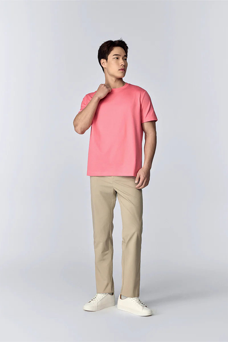 Regal Crew Neck T-Shirt | Pink Lemonade PT1735 - Image 2