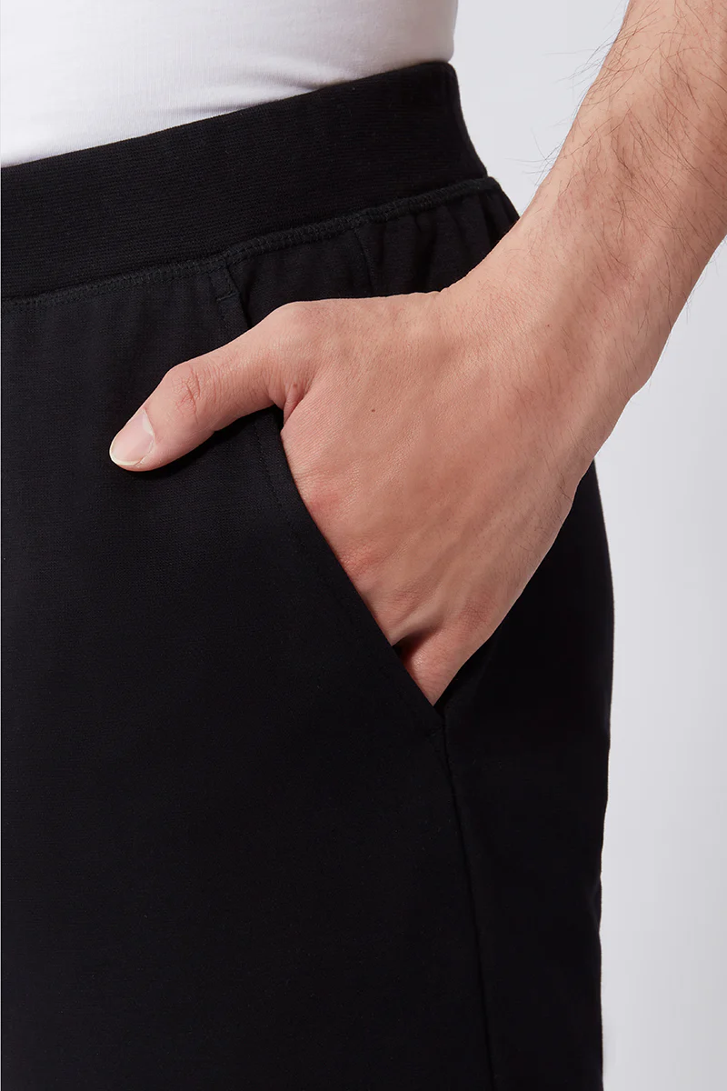 Regal Double-Knit Sweat Shorts | Black BKFD01 - Image 4