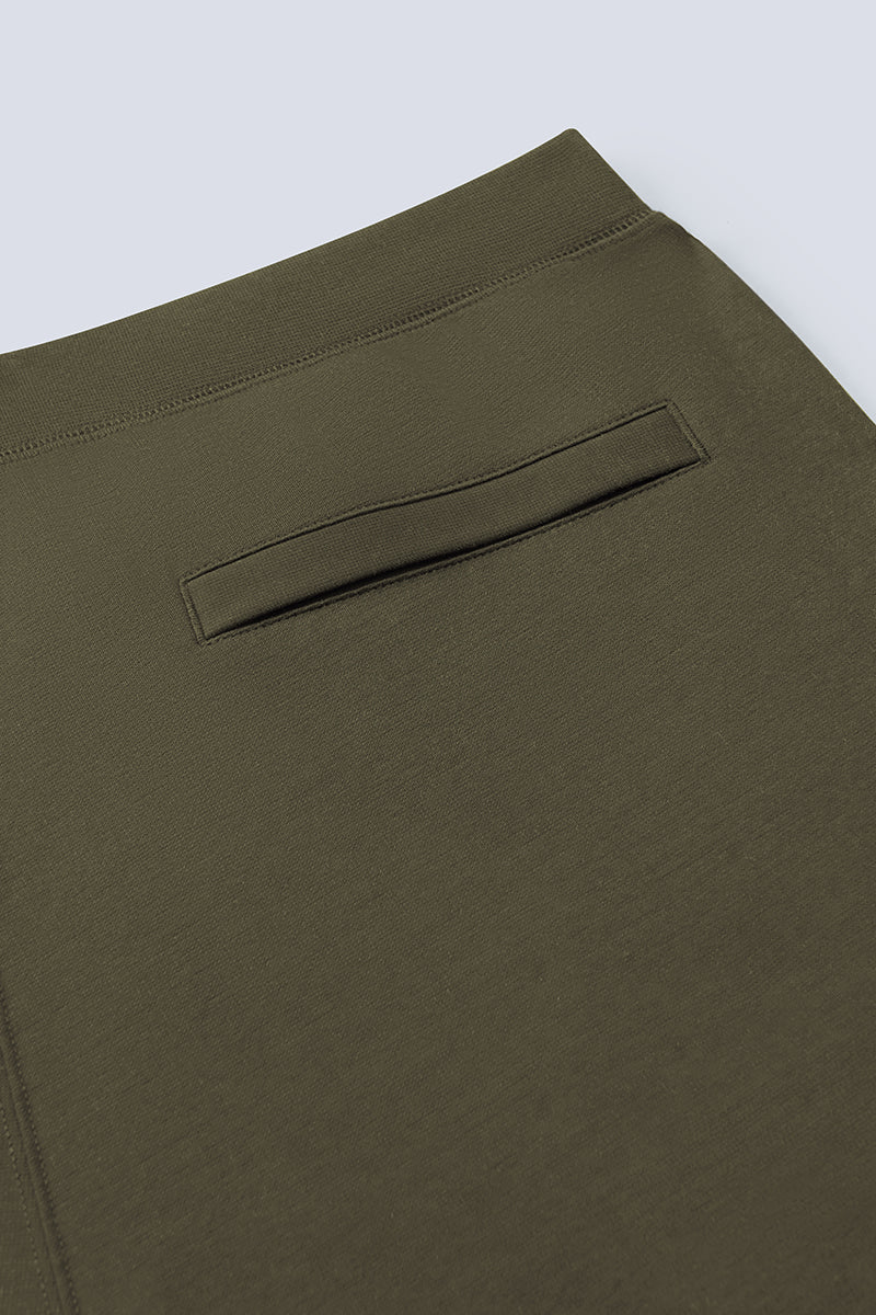 Regal Double-Knit Sweat Shorts | Dark Green 22623N - Image 6