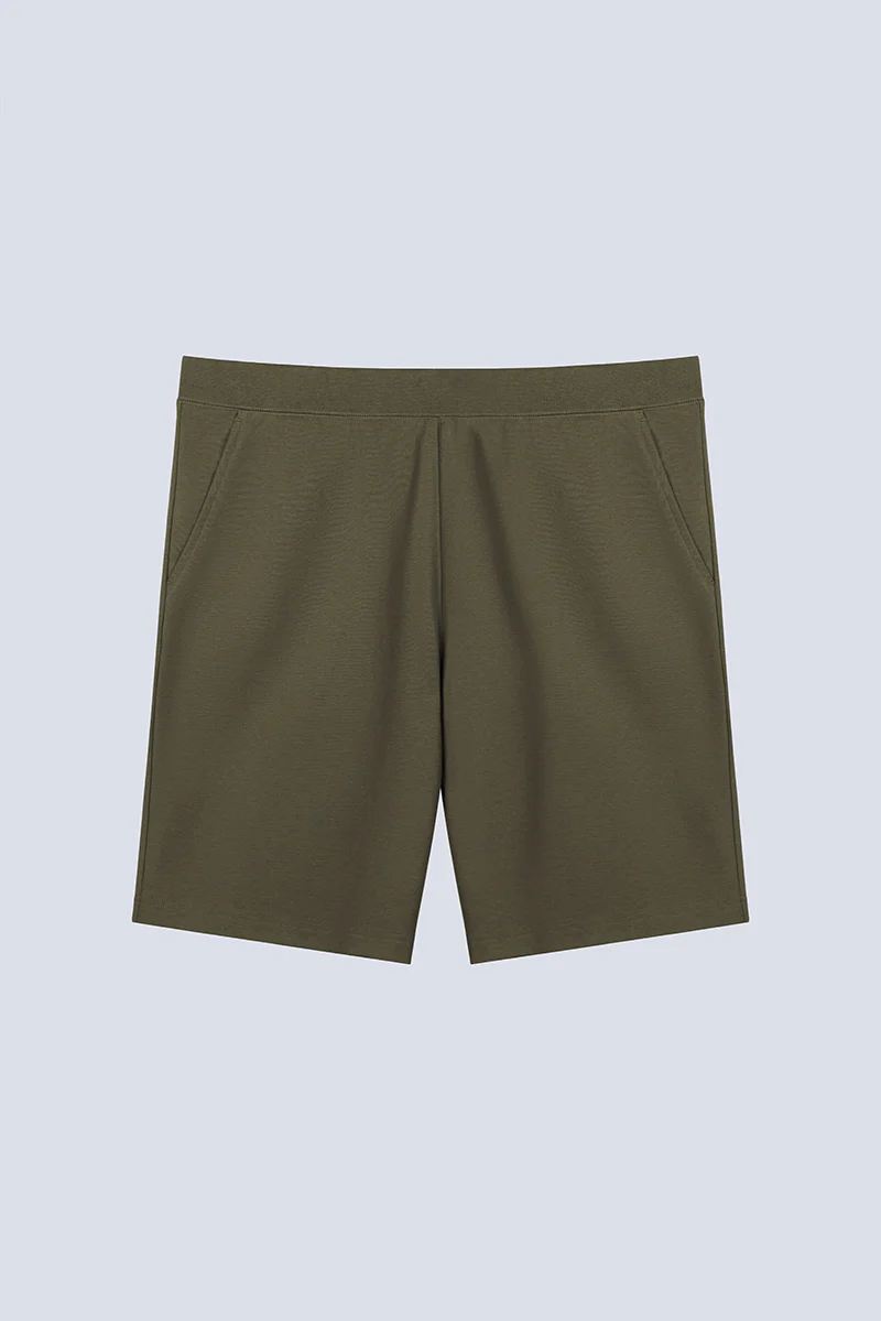Regal Double-Knit Sweat Shorts | Dark Green 22623N - Image 7