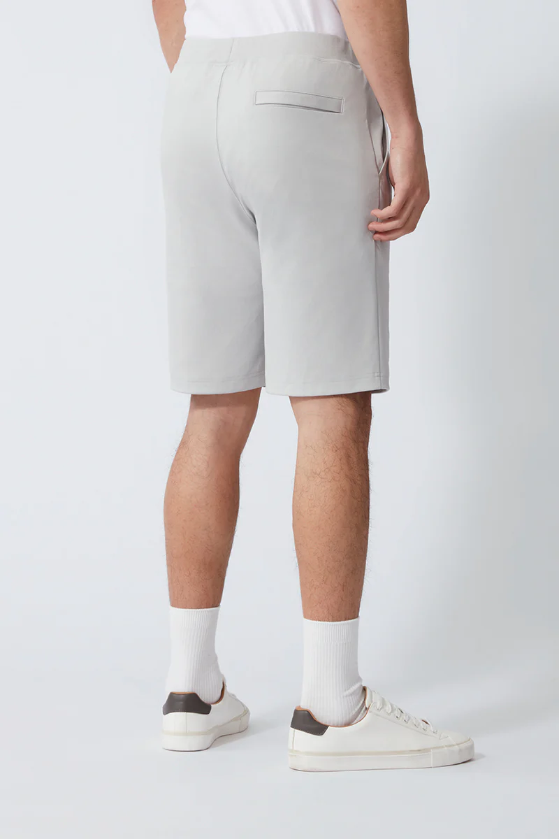 Regal Double-Knit Sweat Shorts | Light Grey GYE008 - Image 3