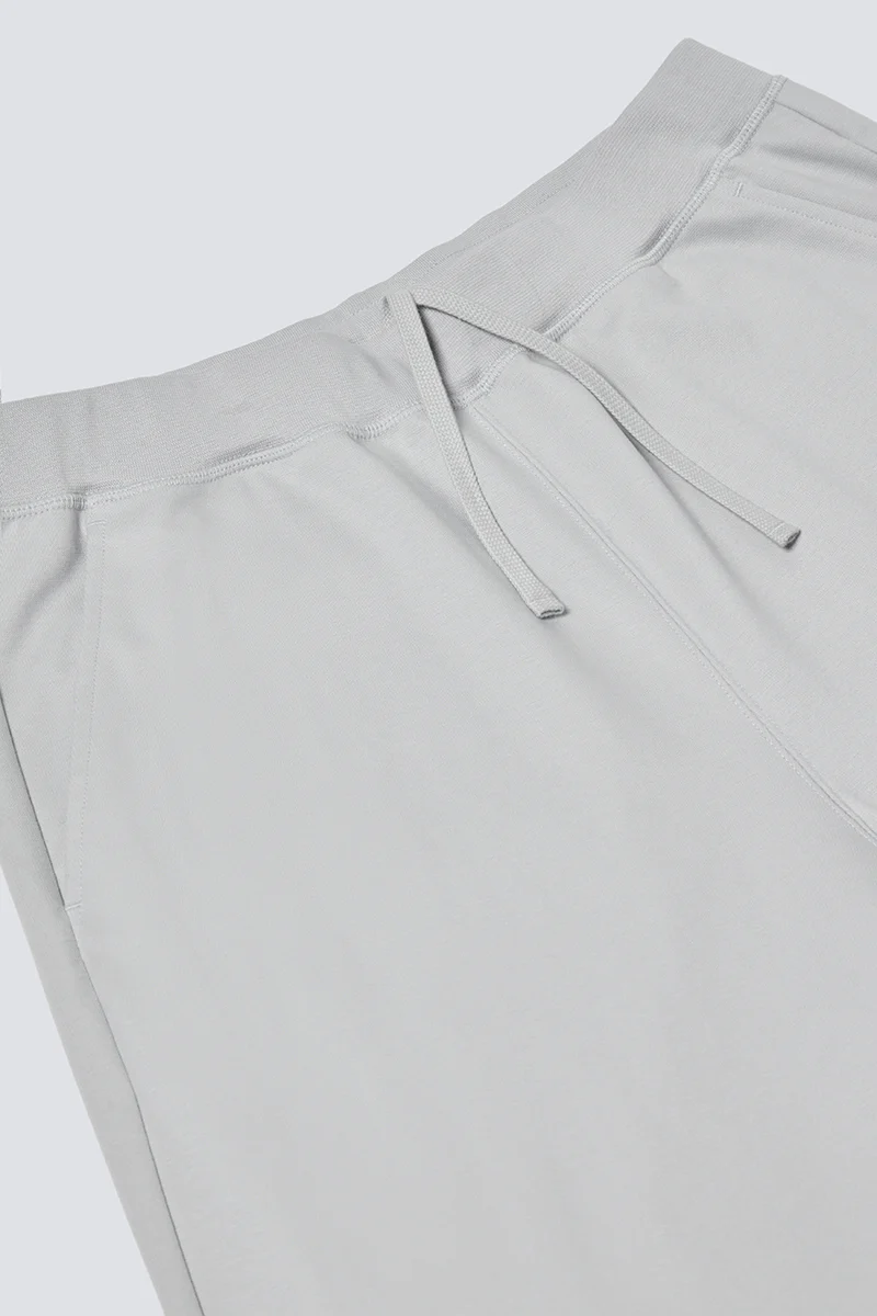Regal Double-Knit Sweat Shorts | Light Grey GYE008 - Image 5