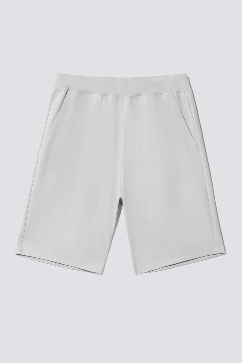 Regal Double-Knit Sweat Shorts | Light Grey GYE008 - Image 7