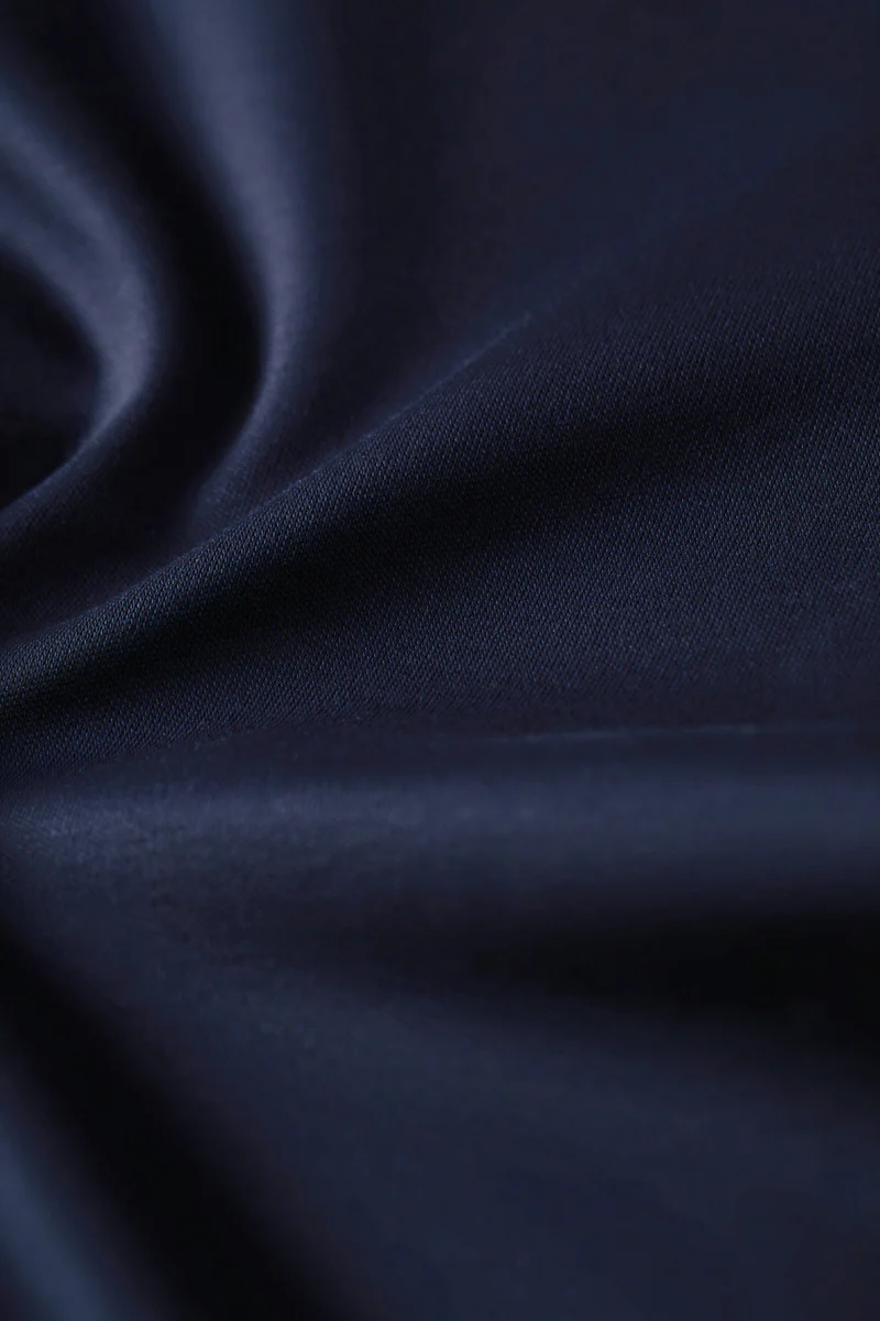 Regal Interlock Long Sleeve Rugby Shirt | Navy NNY096 - Image 11