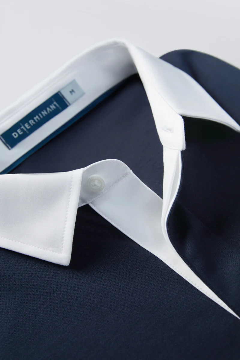 Regal Interlock Long Sleeve Rugby Shirt | Navy NNY096 - Image 7
