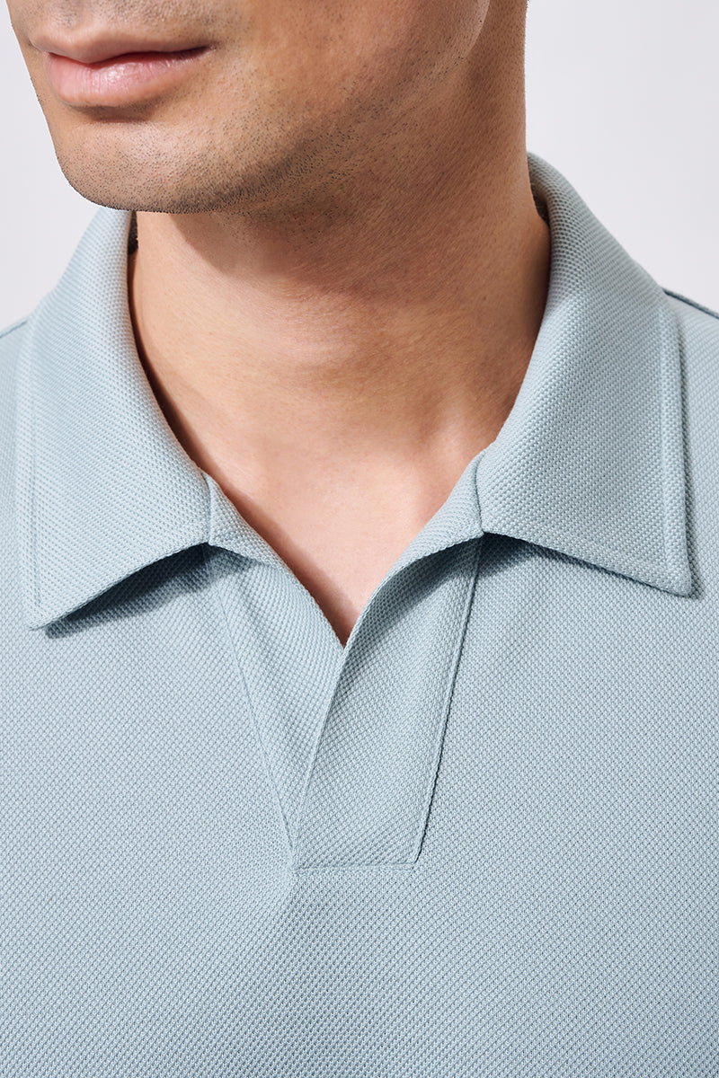 Regal Pique Buttonless Polo | Green GYE111 - Image 2