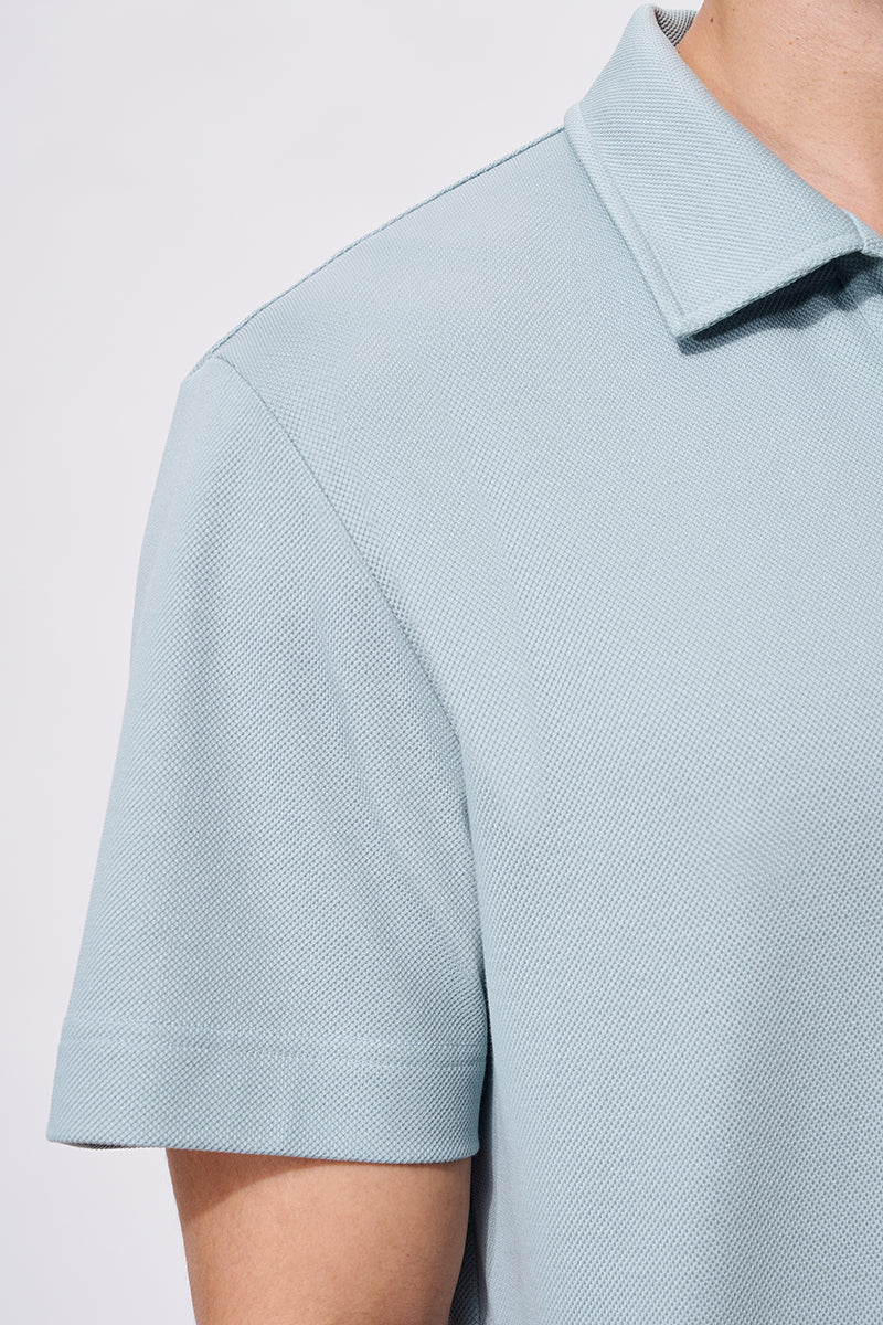 Regal Pique Buttonless Polo | Green GYE111 - Image 5