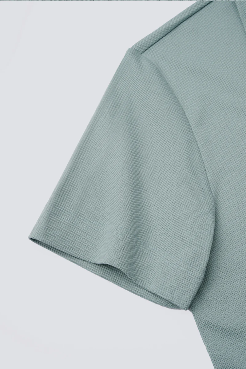 Regal Pique Buttonless Polo | Green GYE111 - Image 7