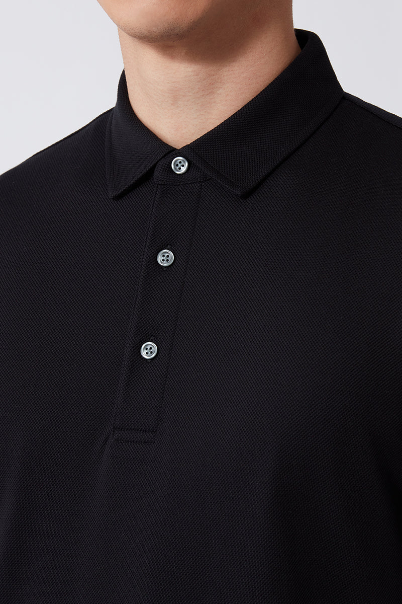 Regal Pique Polo | Black BKFD01 - Image 2