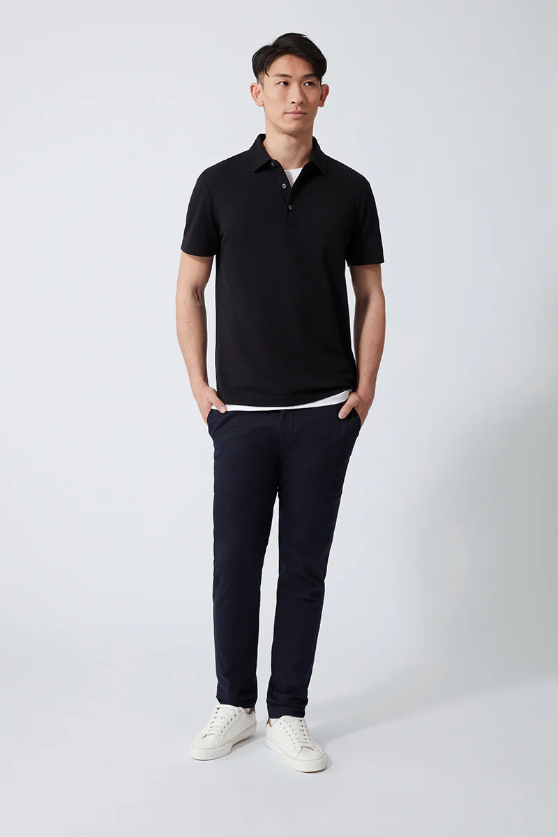 Regal Pique Polo | Black BKFD01 - Image 3