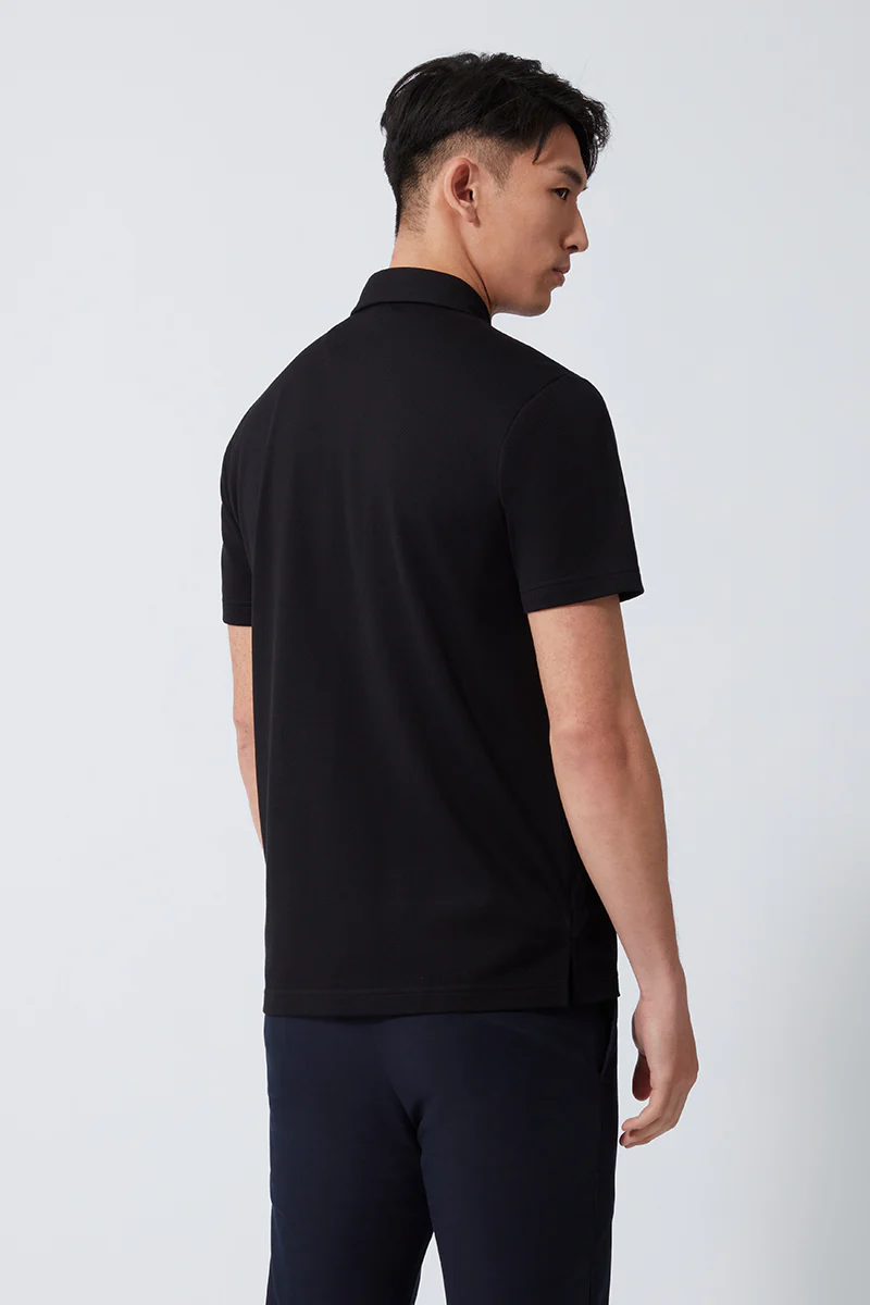 Regal Pique Polo | Black BKFD01 - Image 4