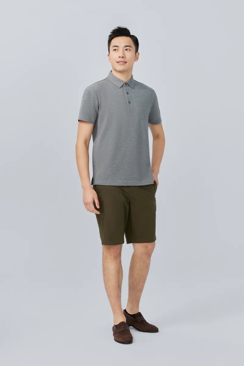 Regal Pique Polo | Dark Grey EBCG30 - Image 3